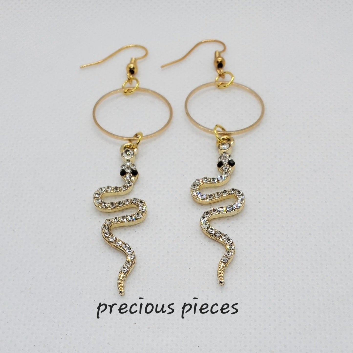 Dangle Snake Earrings