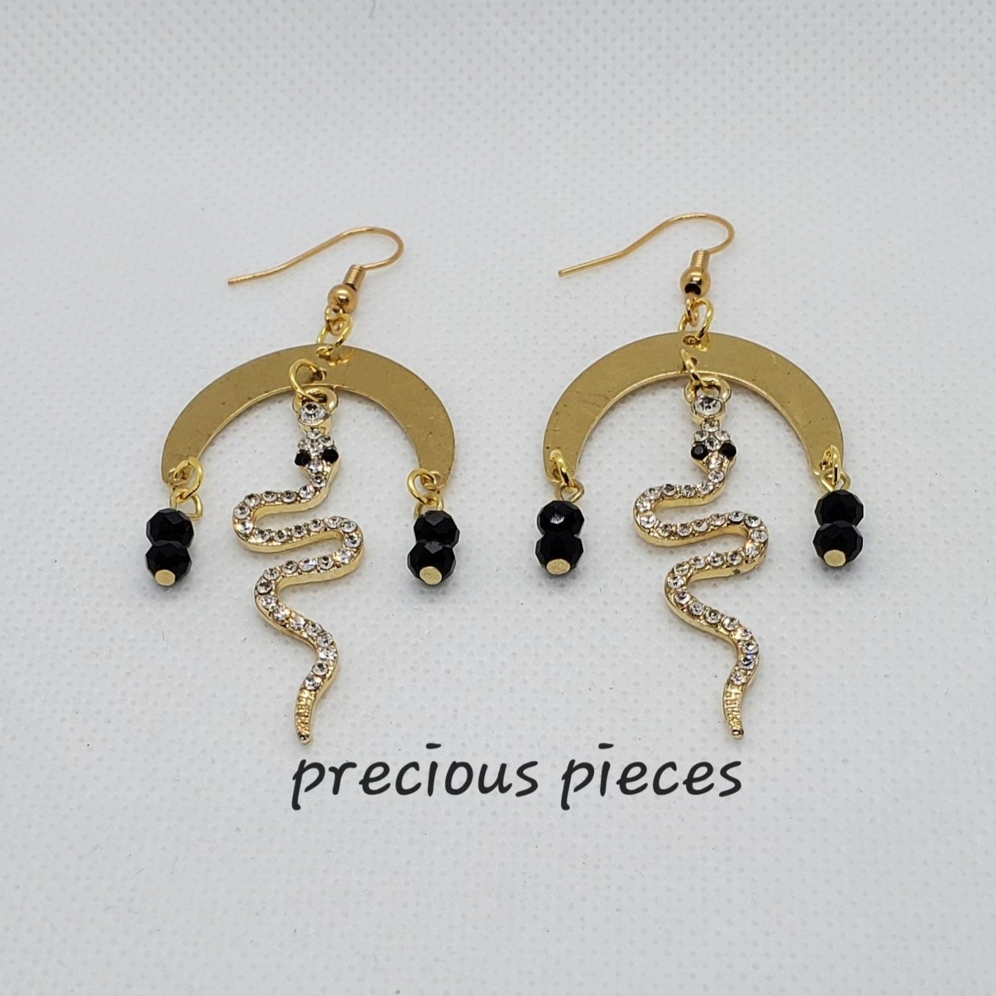 Dangle Snake Earrings