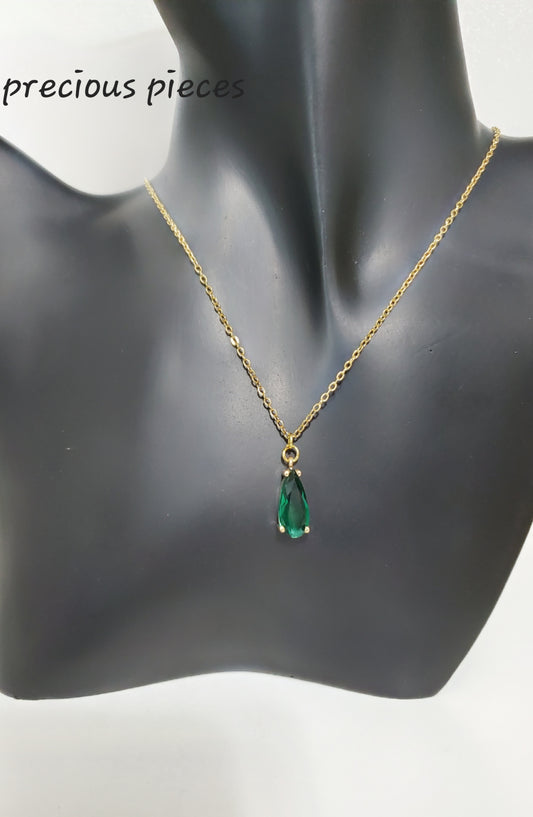 Vintage Teardrop Necklace