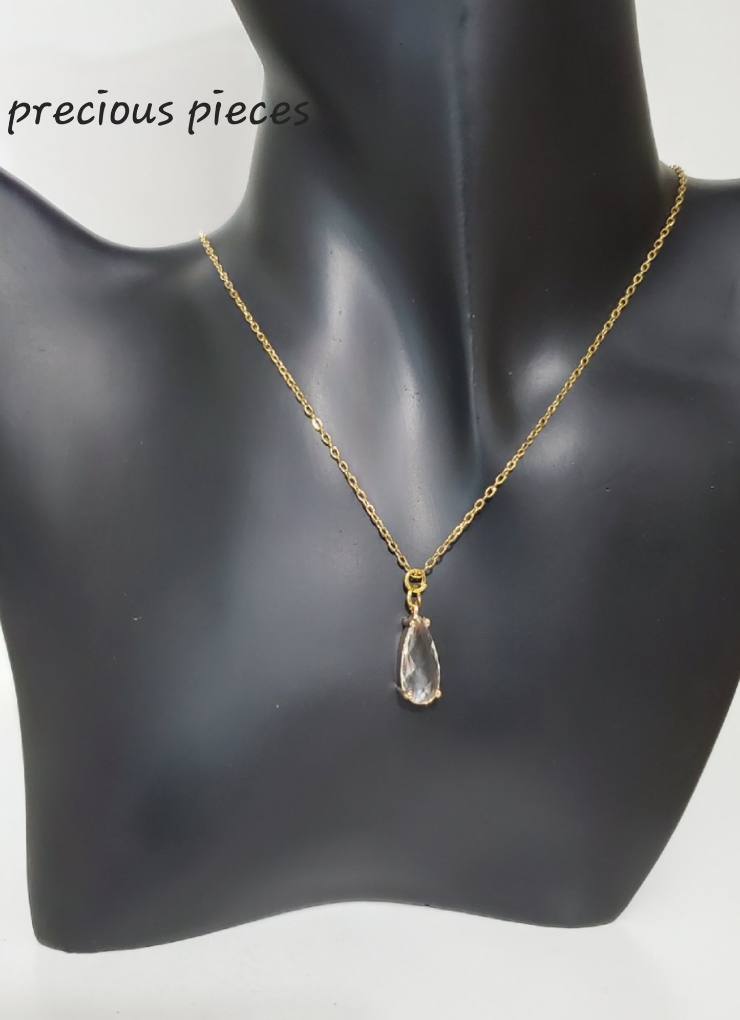 Vintage Teardrop Necklace