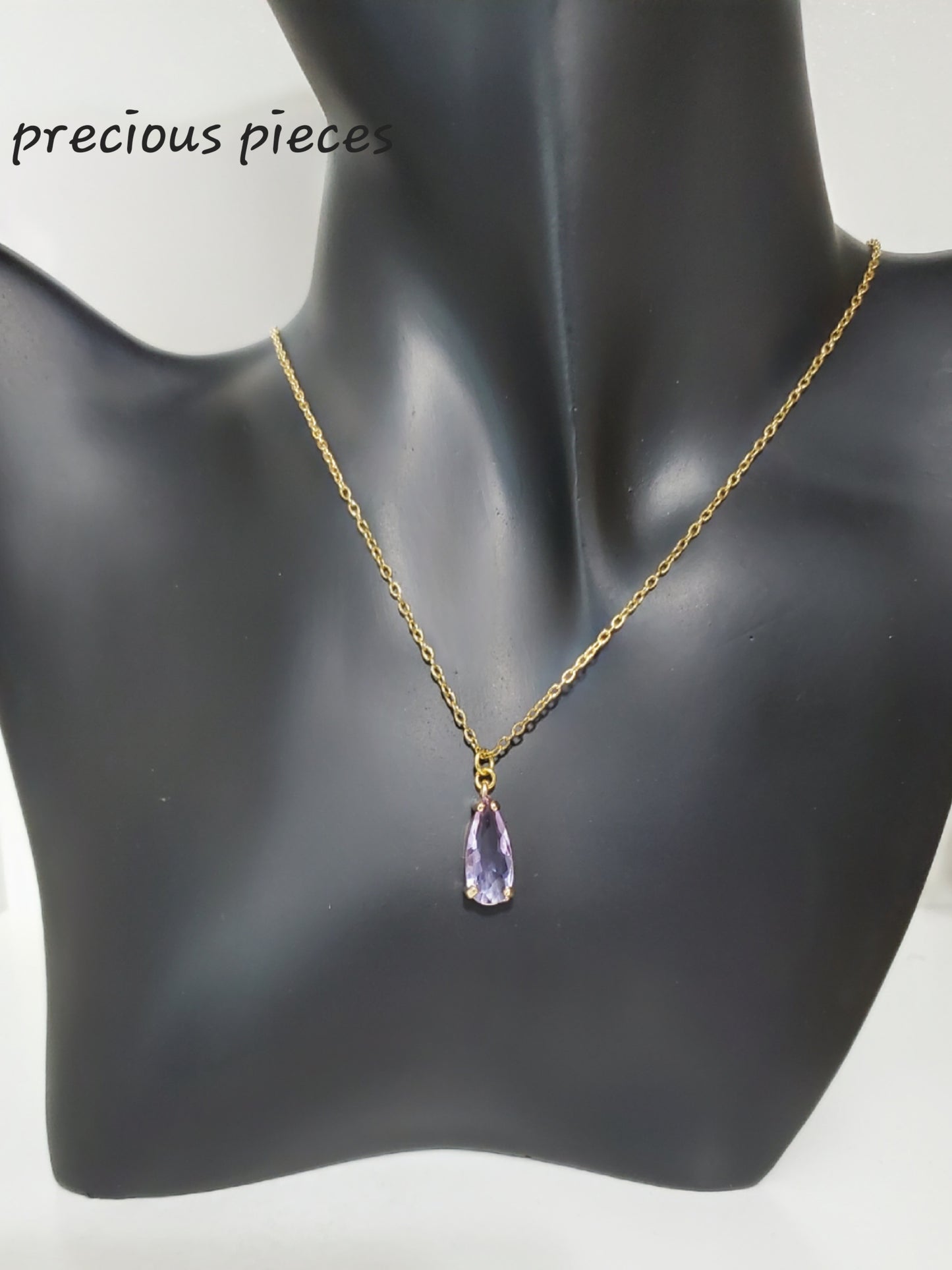 Vintage Teardrop Necklace