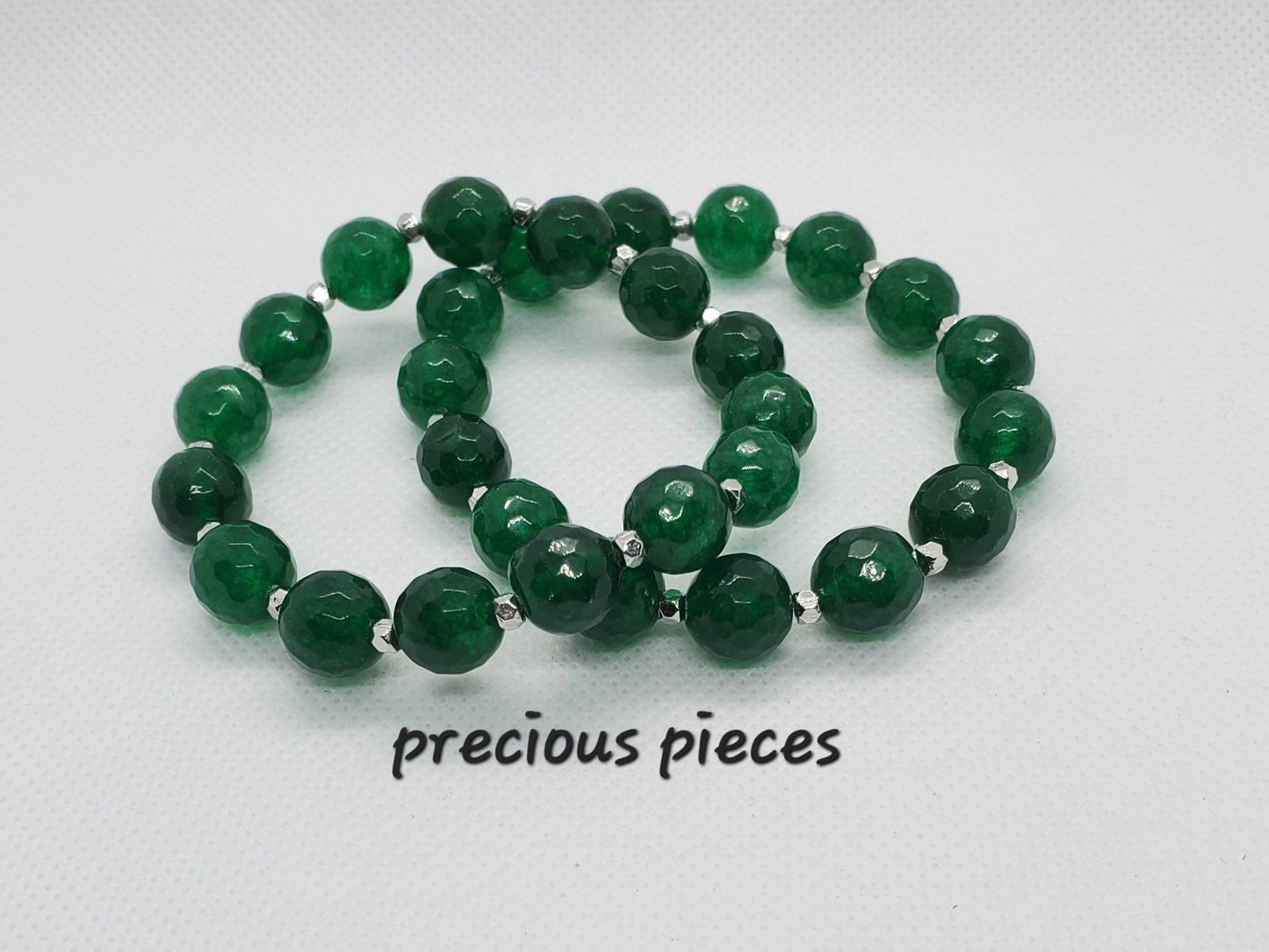 Quartz and Aventurine Beaded Bracelets