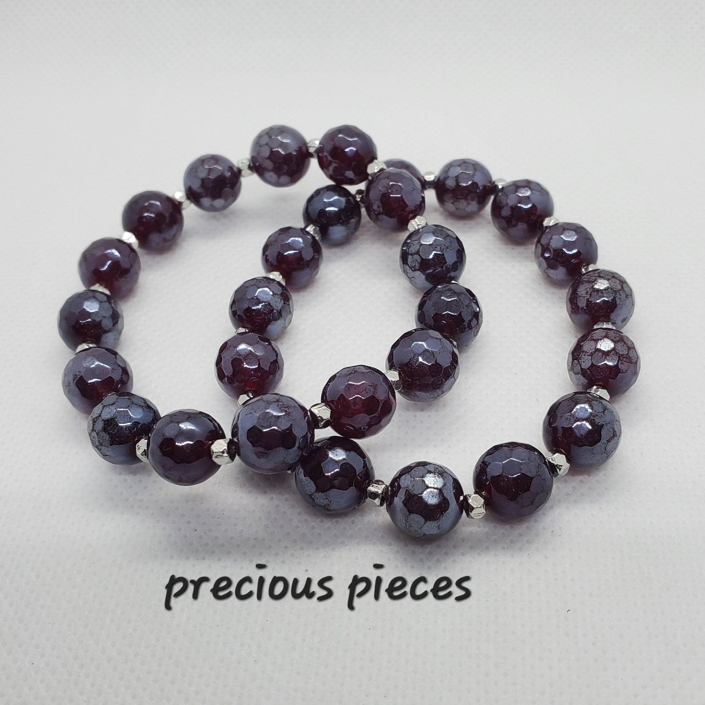 Quartz and Aventurine Beaded Bracelets