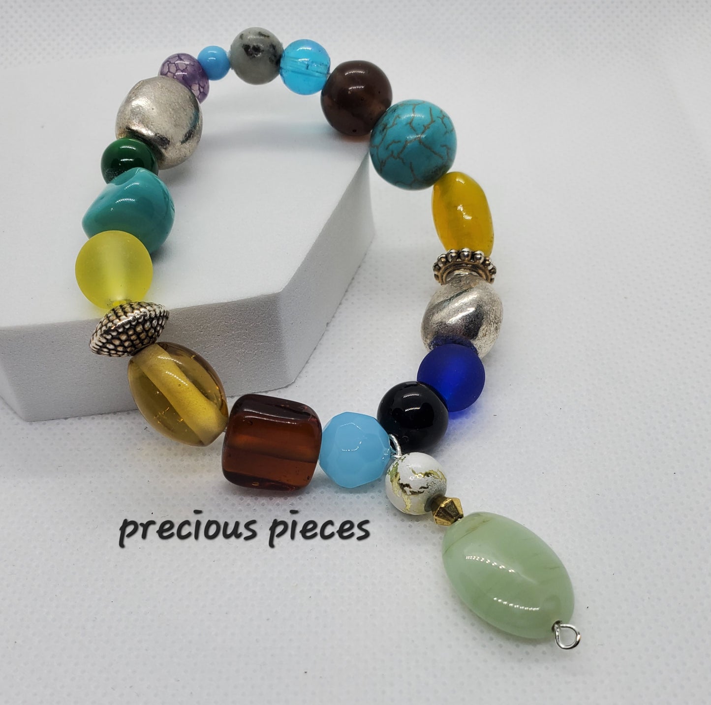 One of A Kind Pistachio Bracelet