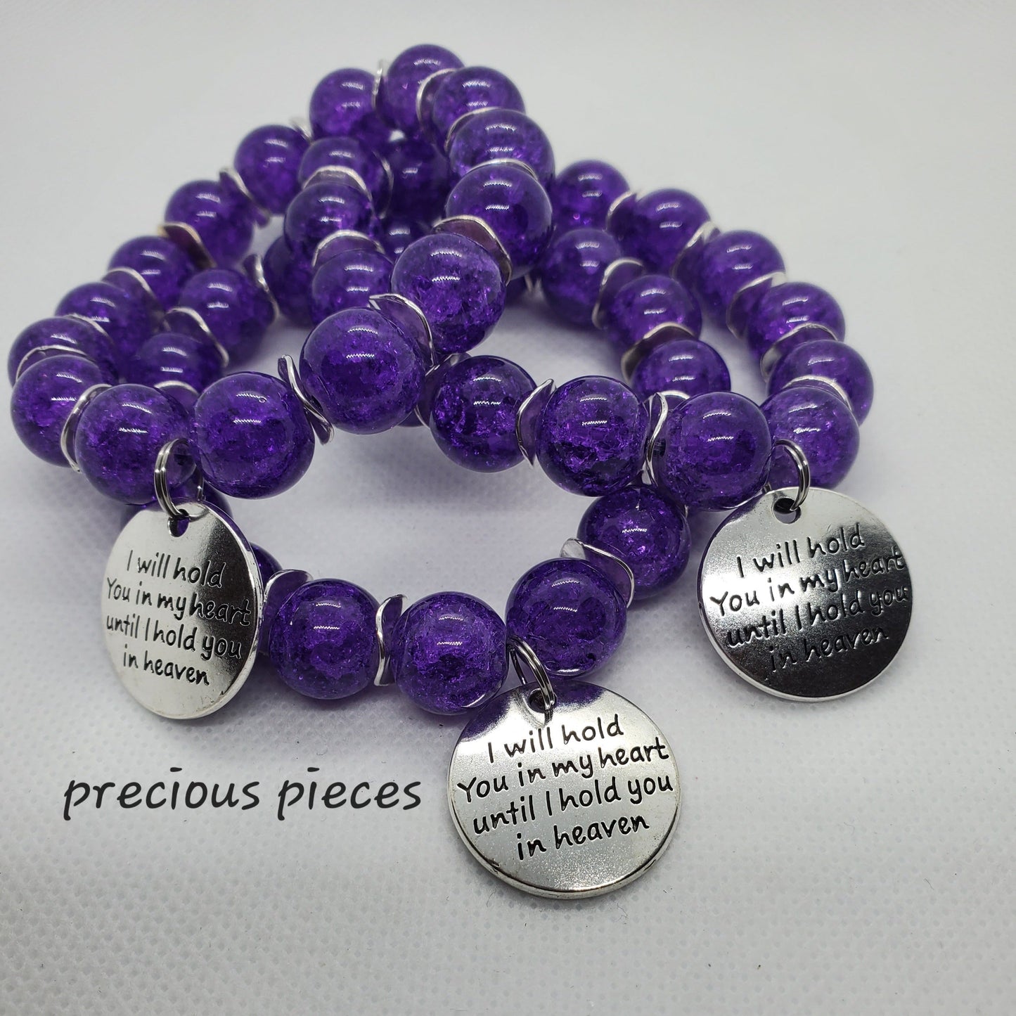 I Will Hold You In My Heart Awareness Bracelets