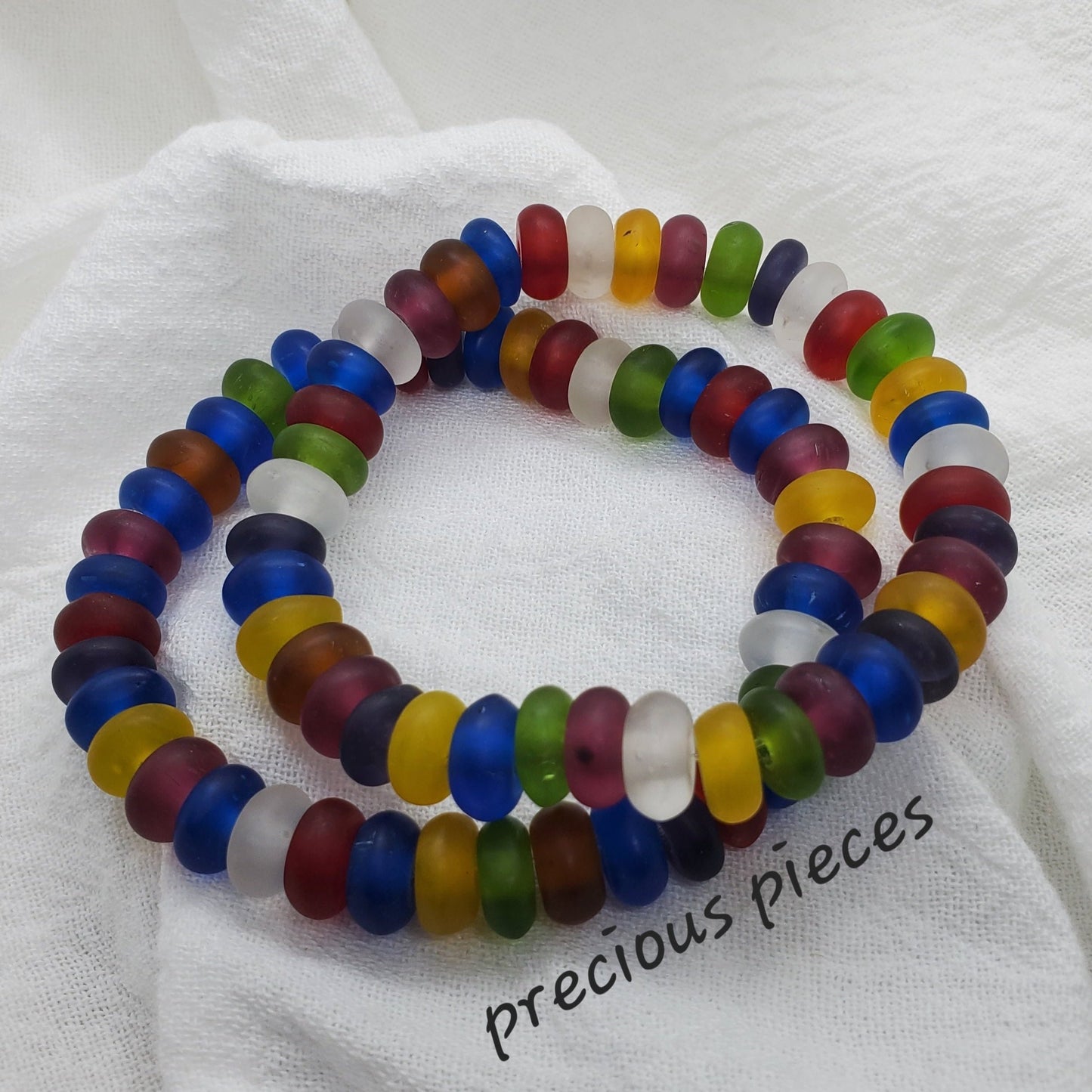 Colorful Glass Beaded Bracelets