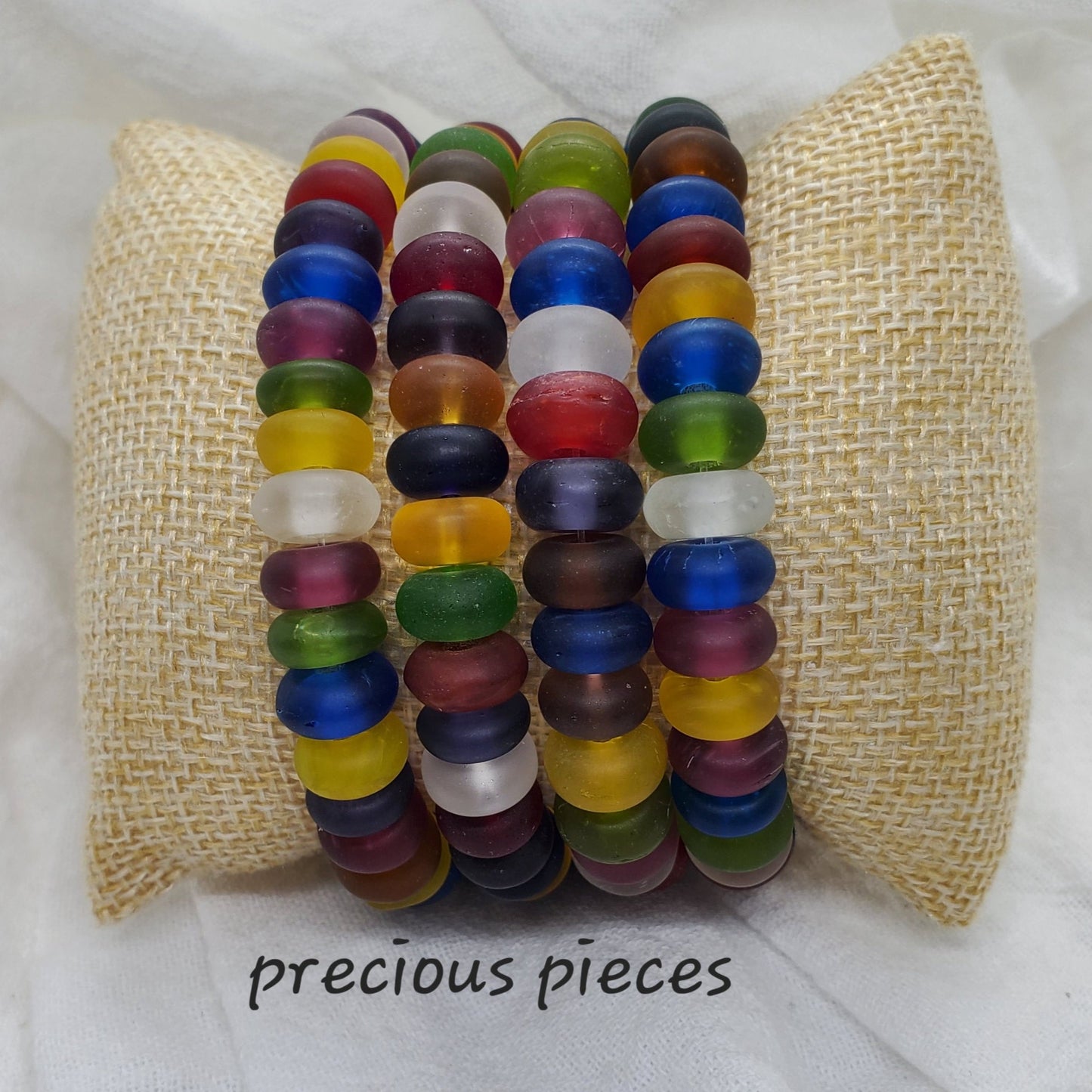 Colorful Glass Beaded Bracelets