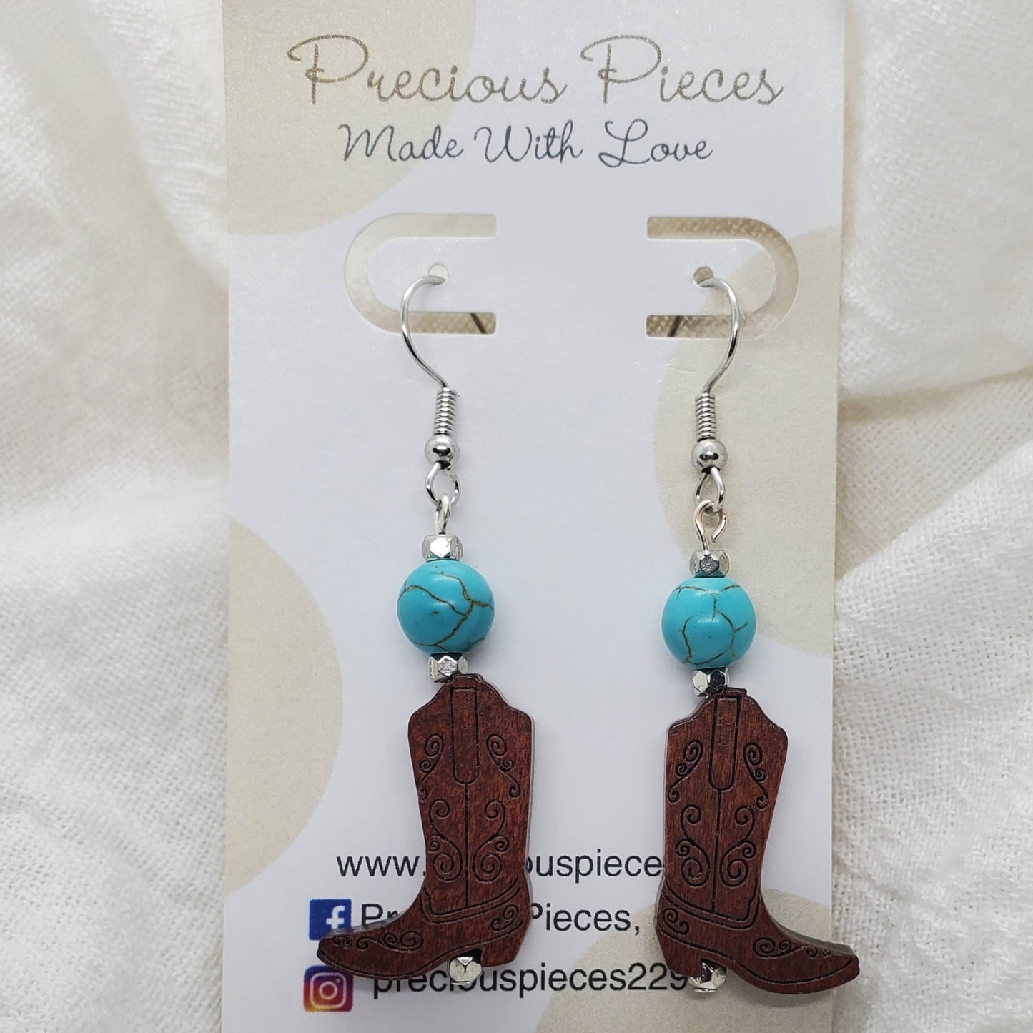 Cowgirl Boots Earrings