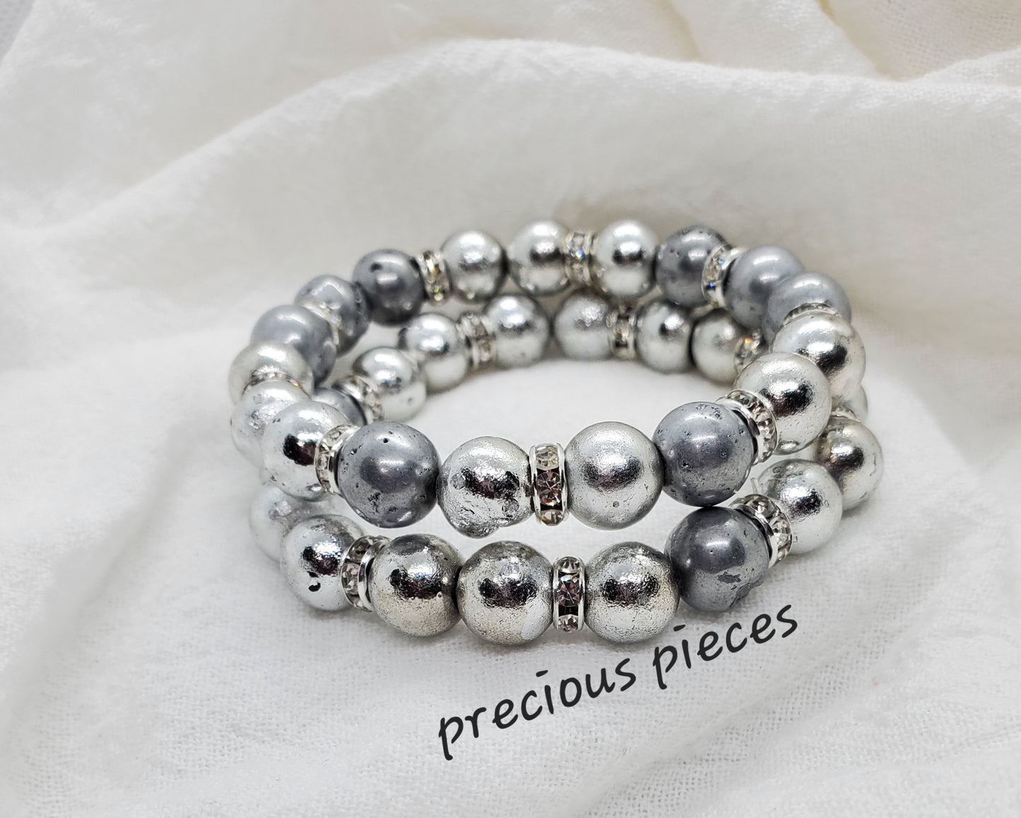 Silver Genuine Stone Bracelets