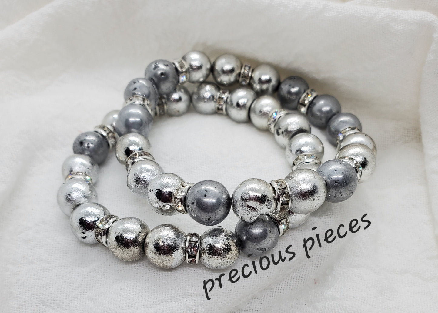 Silver Genuine Stone Bracelets