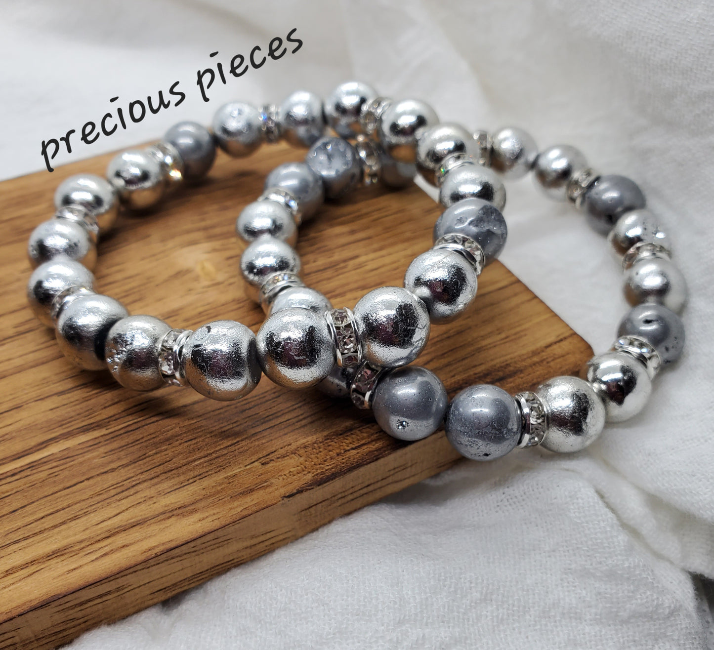 Silver Genuine Stone Bracelets