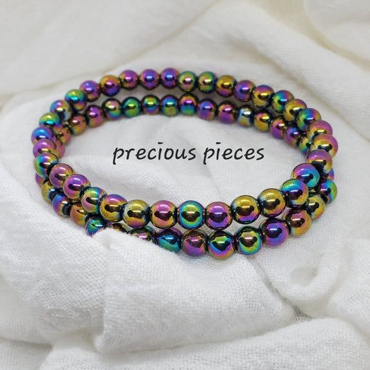 Rainbow Beaded Bracelets