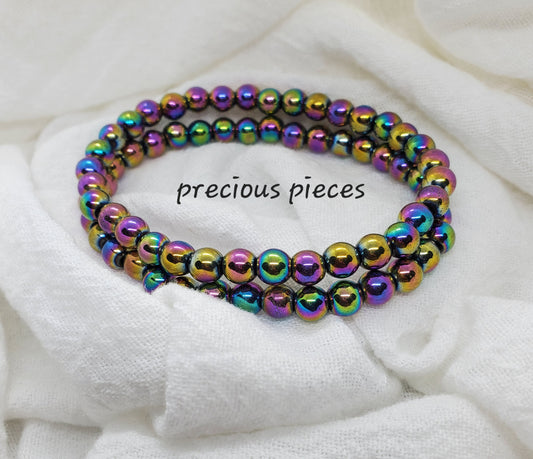 Rainbow Beaded Bracelets