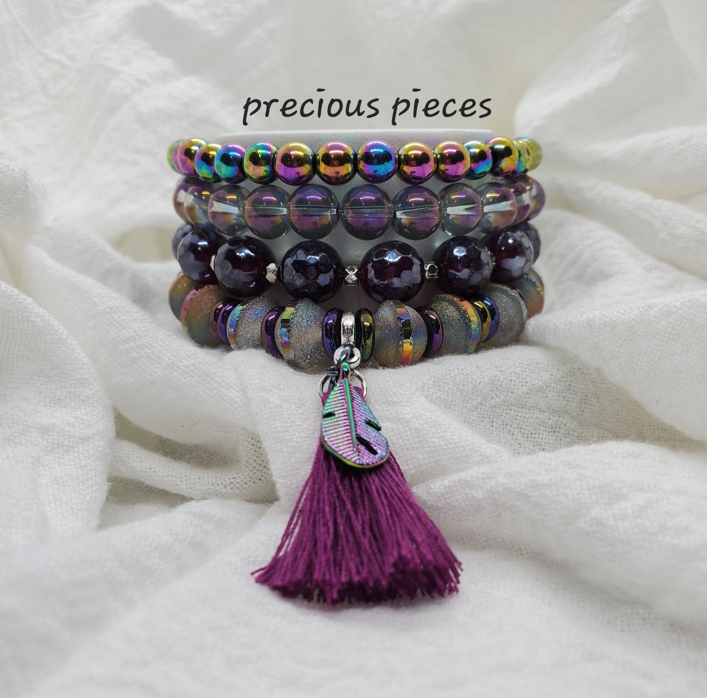 Rainbow Beaded Bracelets