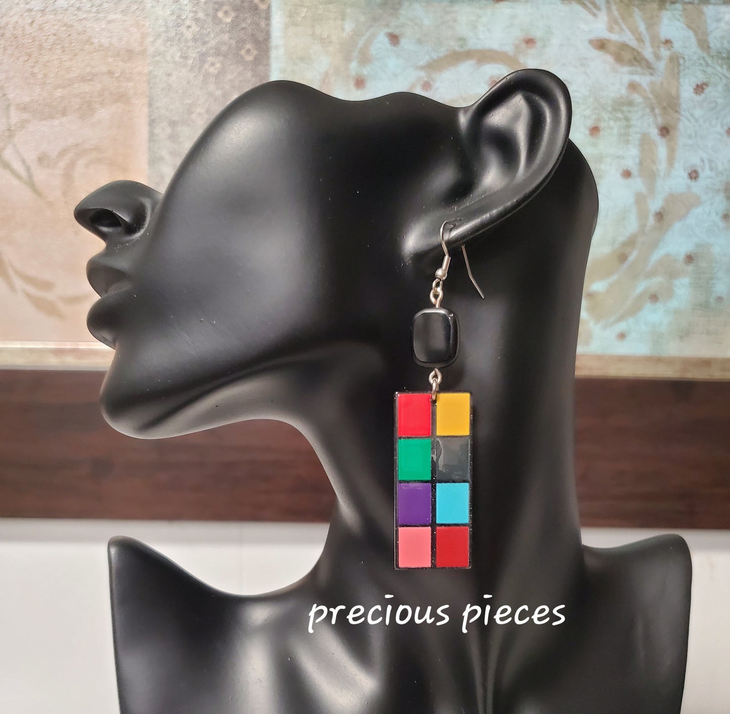 Rubik's Cube Earrings