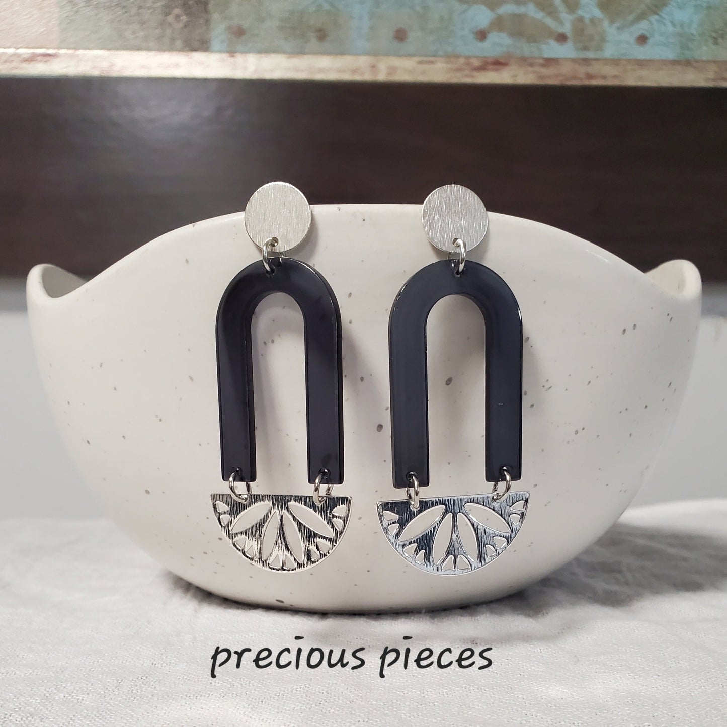 Acrylic Arch Earrings