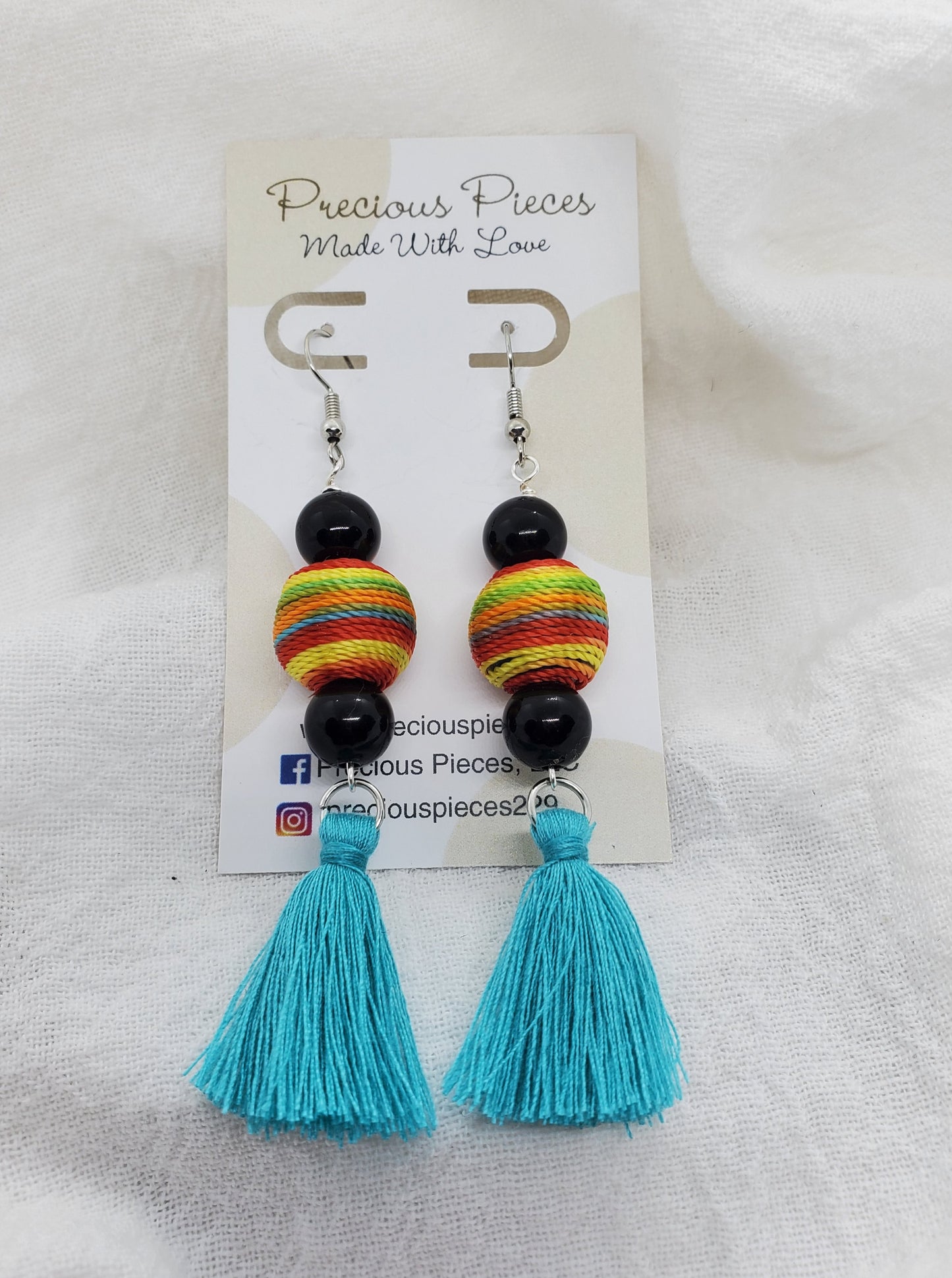 Multicolored Tassel Earrings