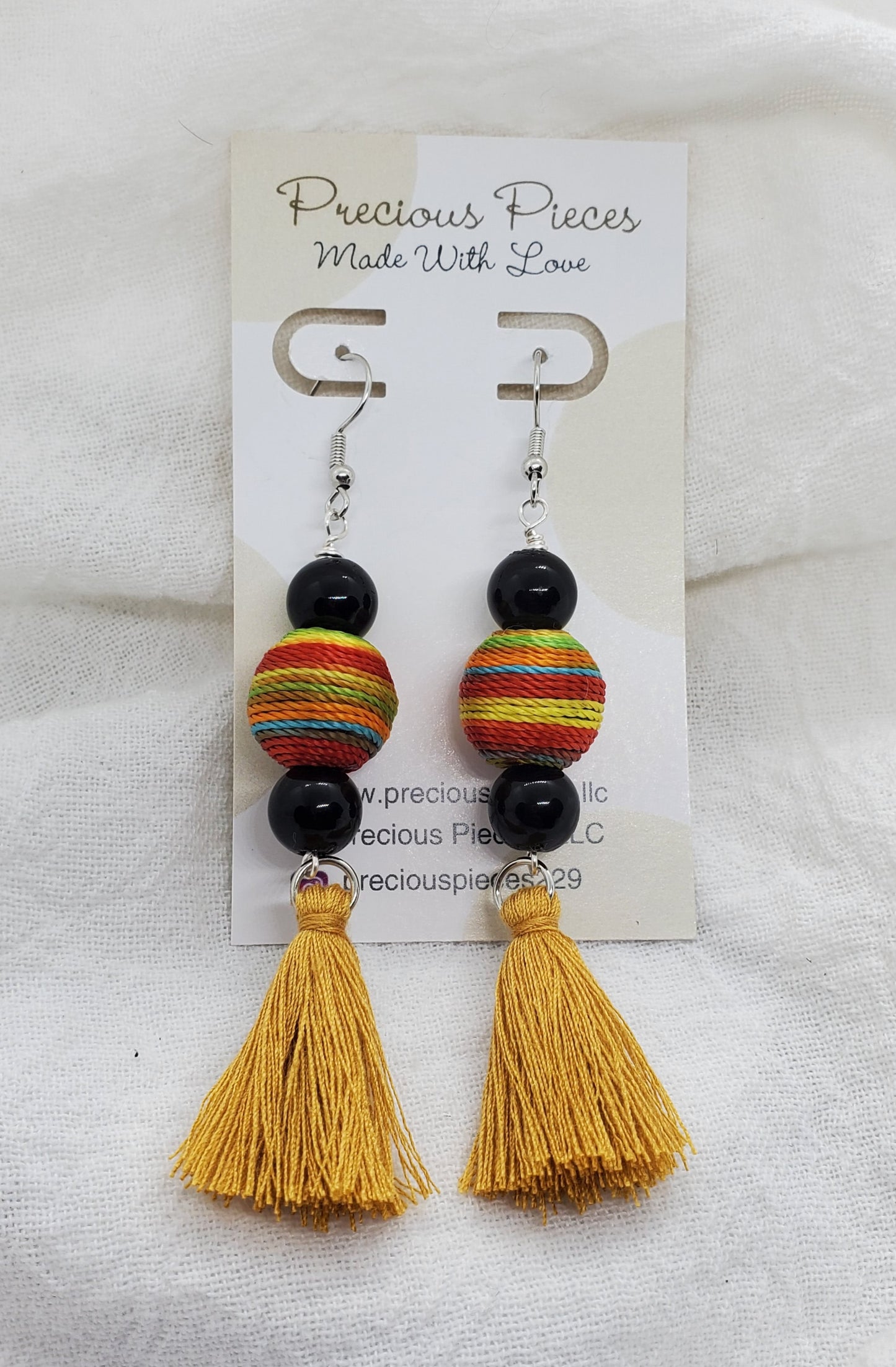 Multicolored Tassel Earrings