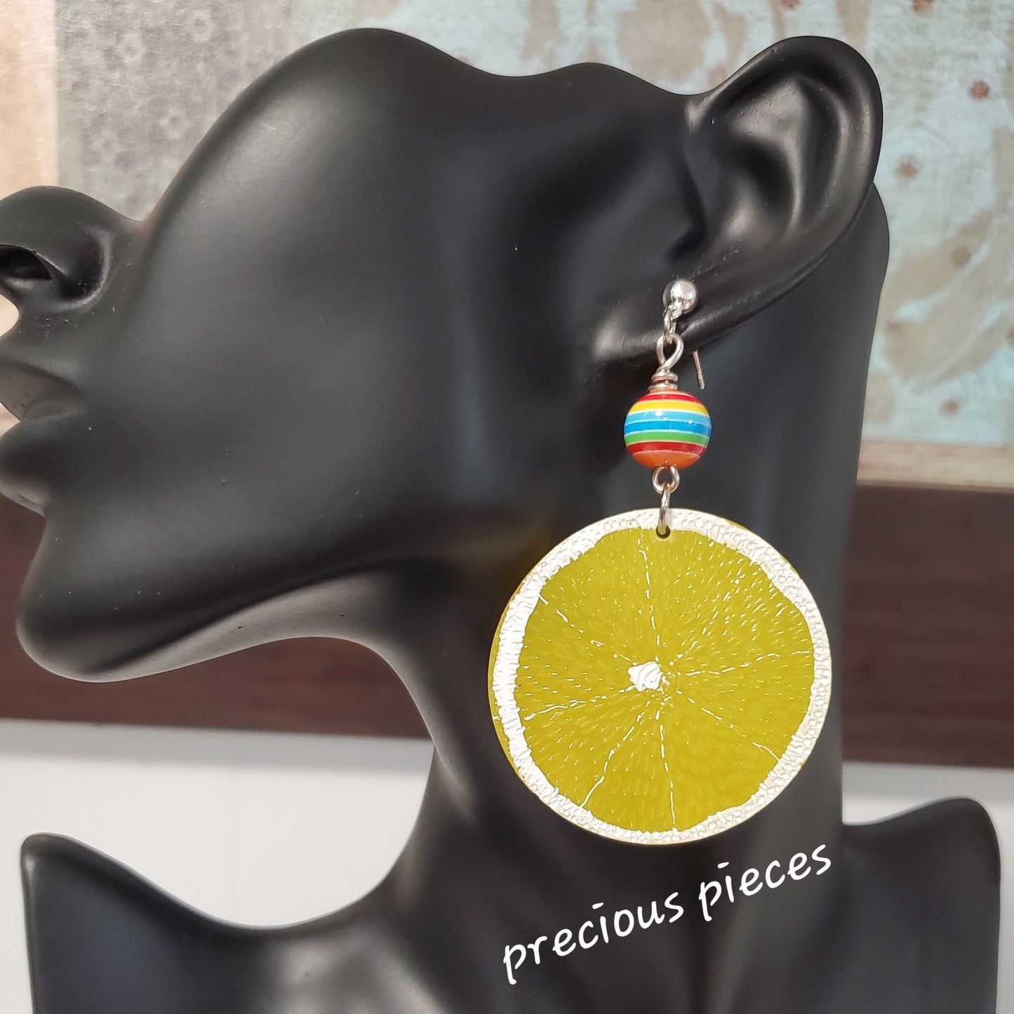 Lemon Slice Earrings