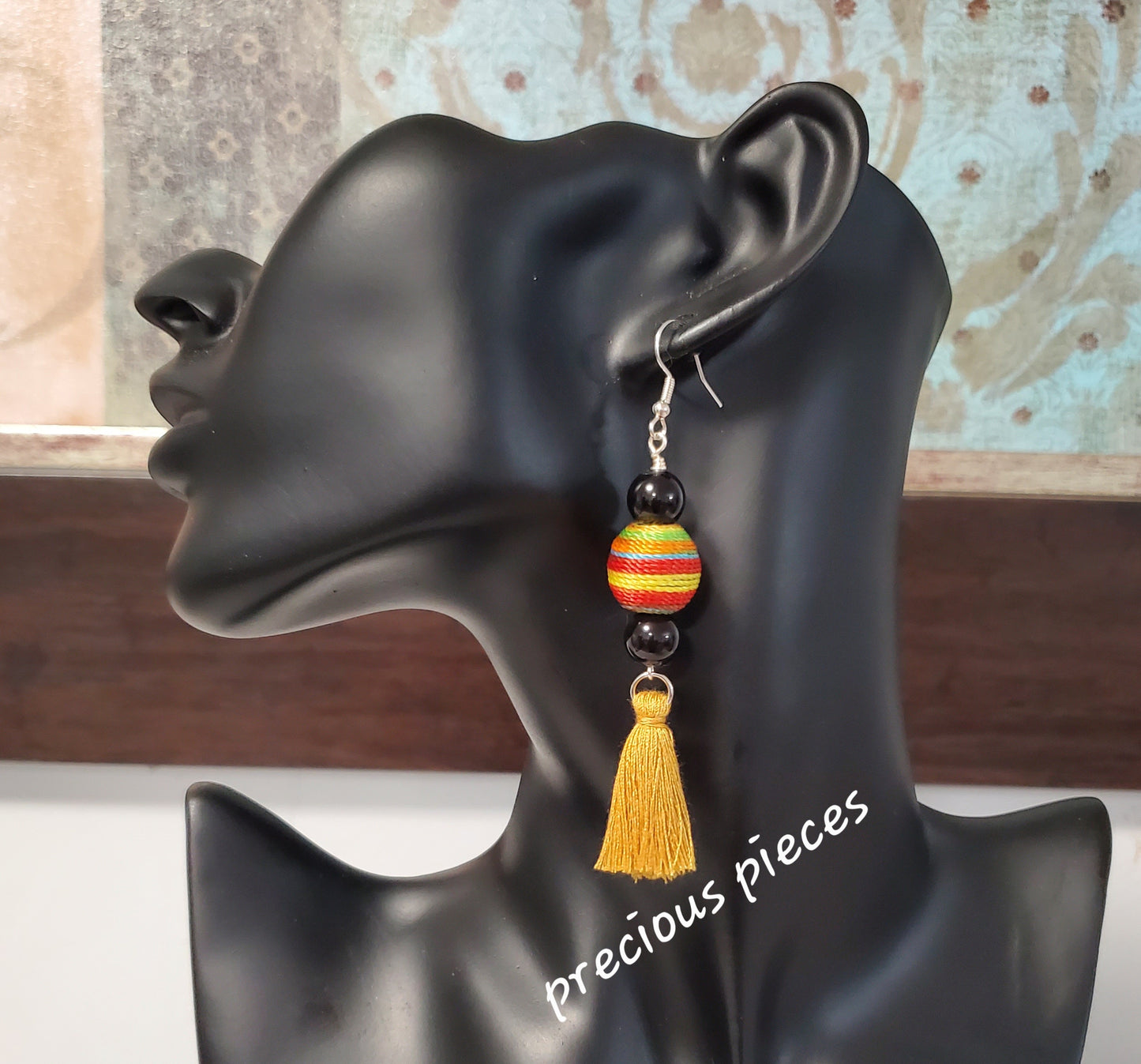 Multicolored Tassel Earrings