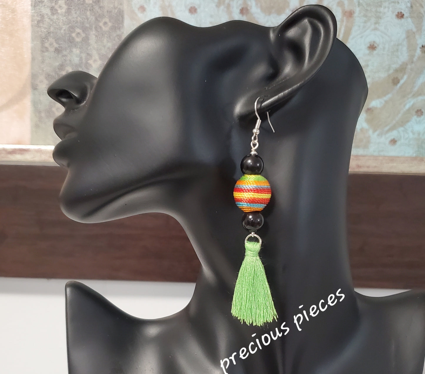 Multicolored Tassel Earrings