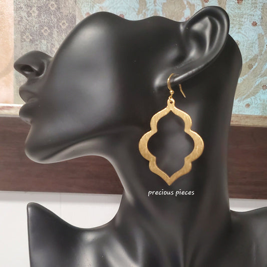 Brass Gourd Shape Earrings