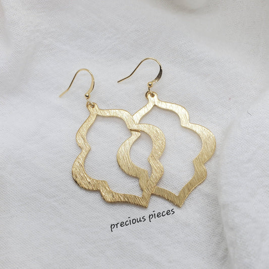 Brass Gourd Shape Earrings