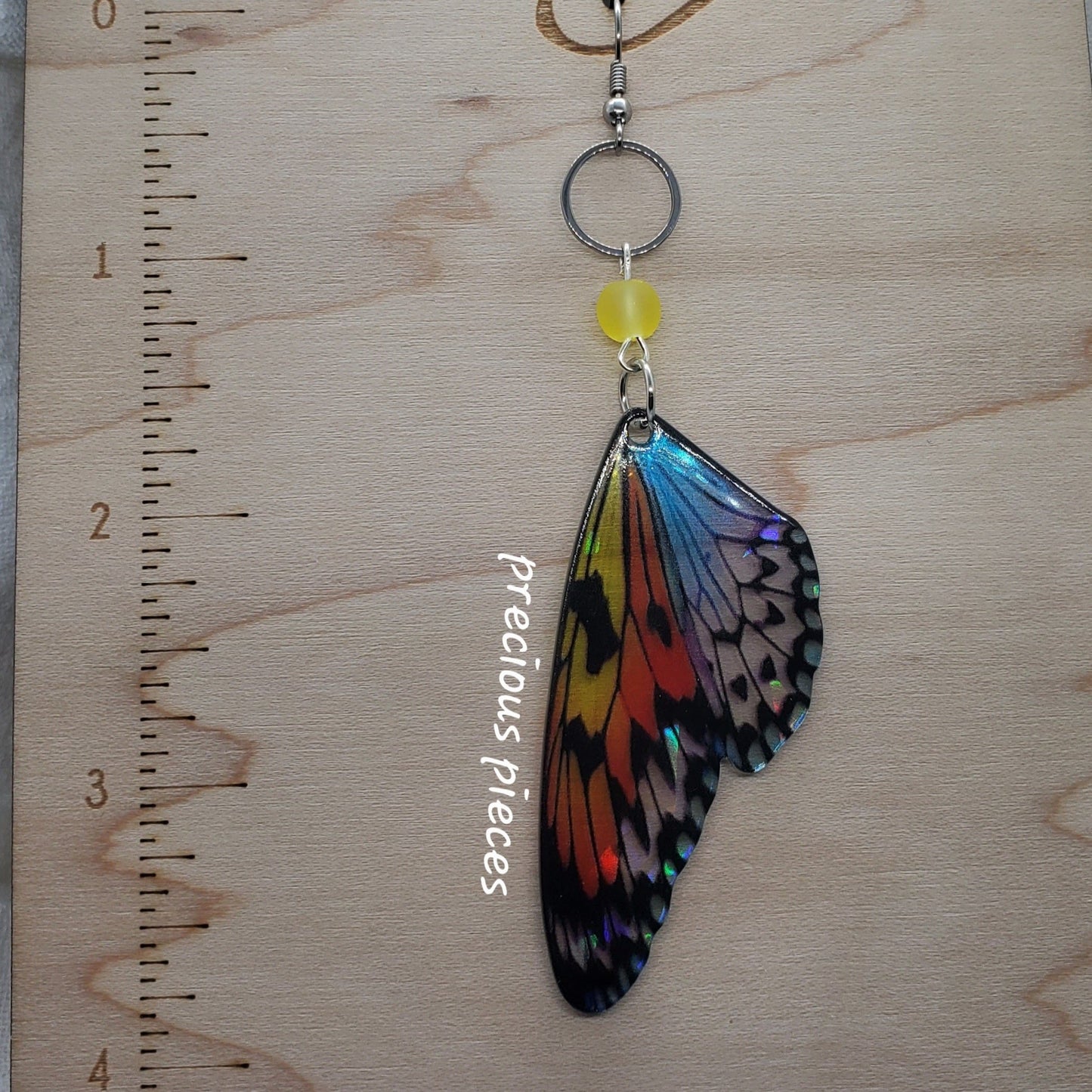 Colorful Butterfly Wings Earrings