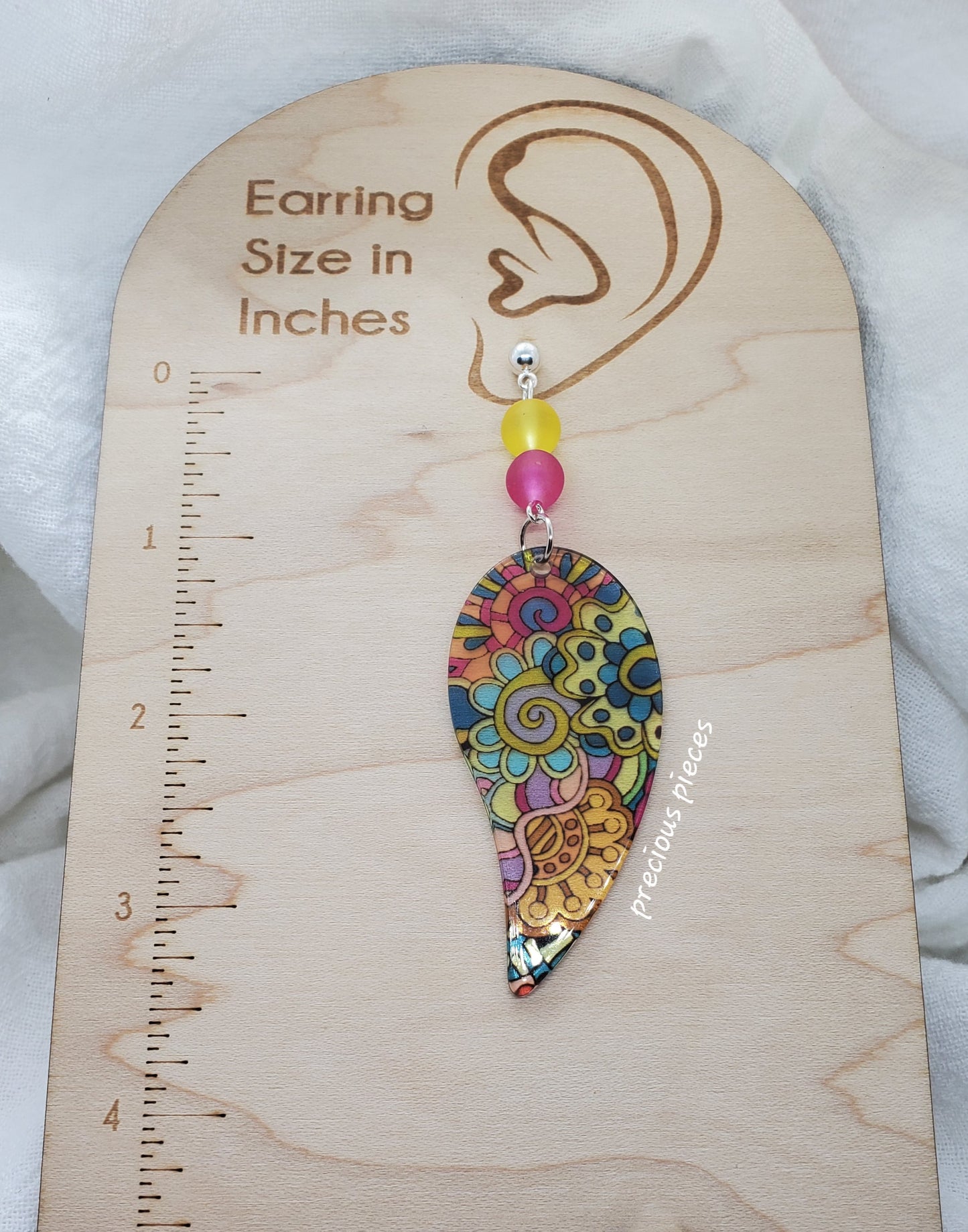 Paisley Print Earrings