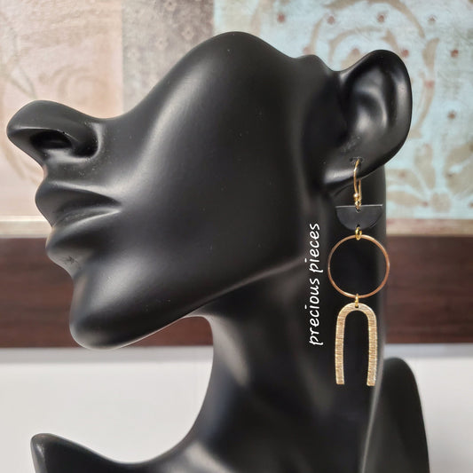 Classy Brass Earrings