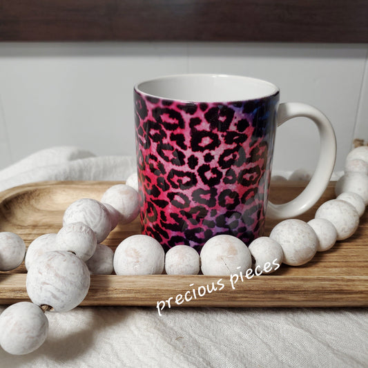 Colorful Cheetah Print Mug