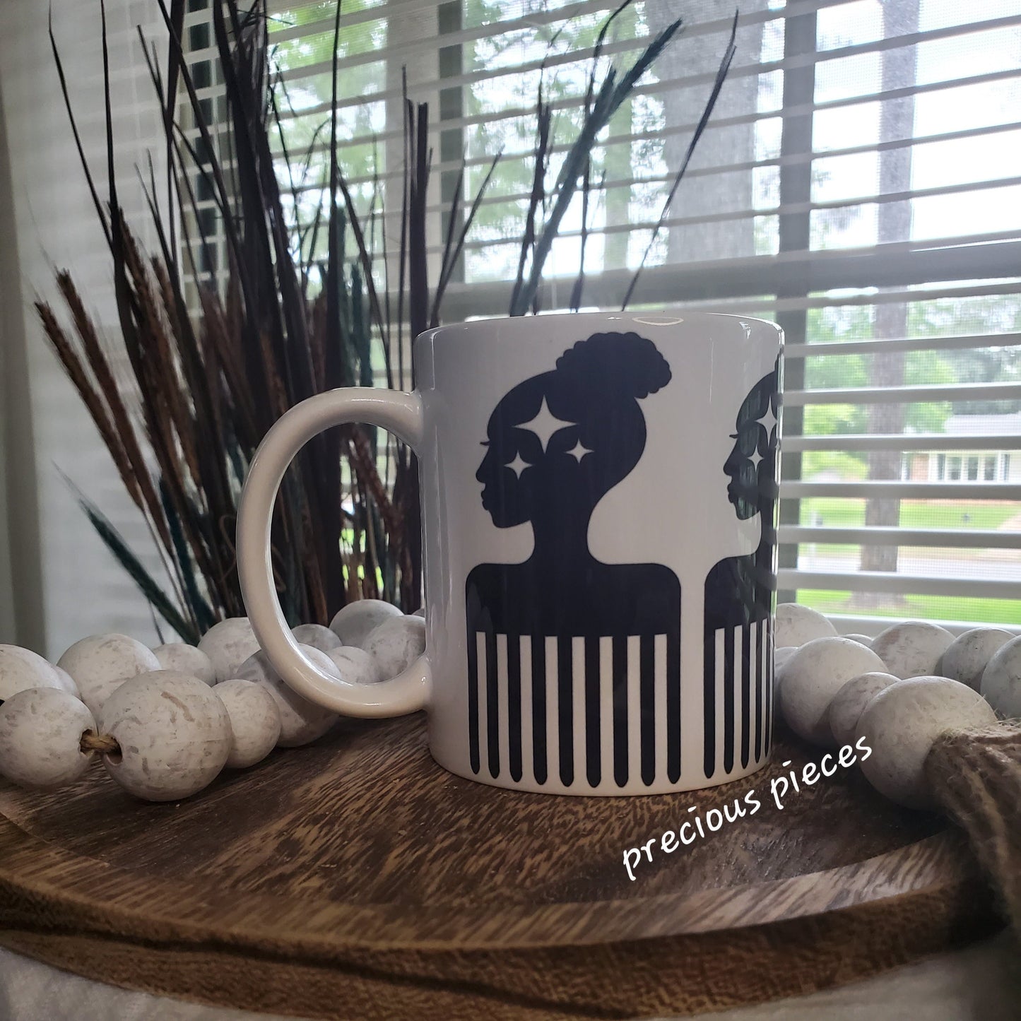 Afro Comb Mug