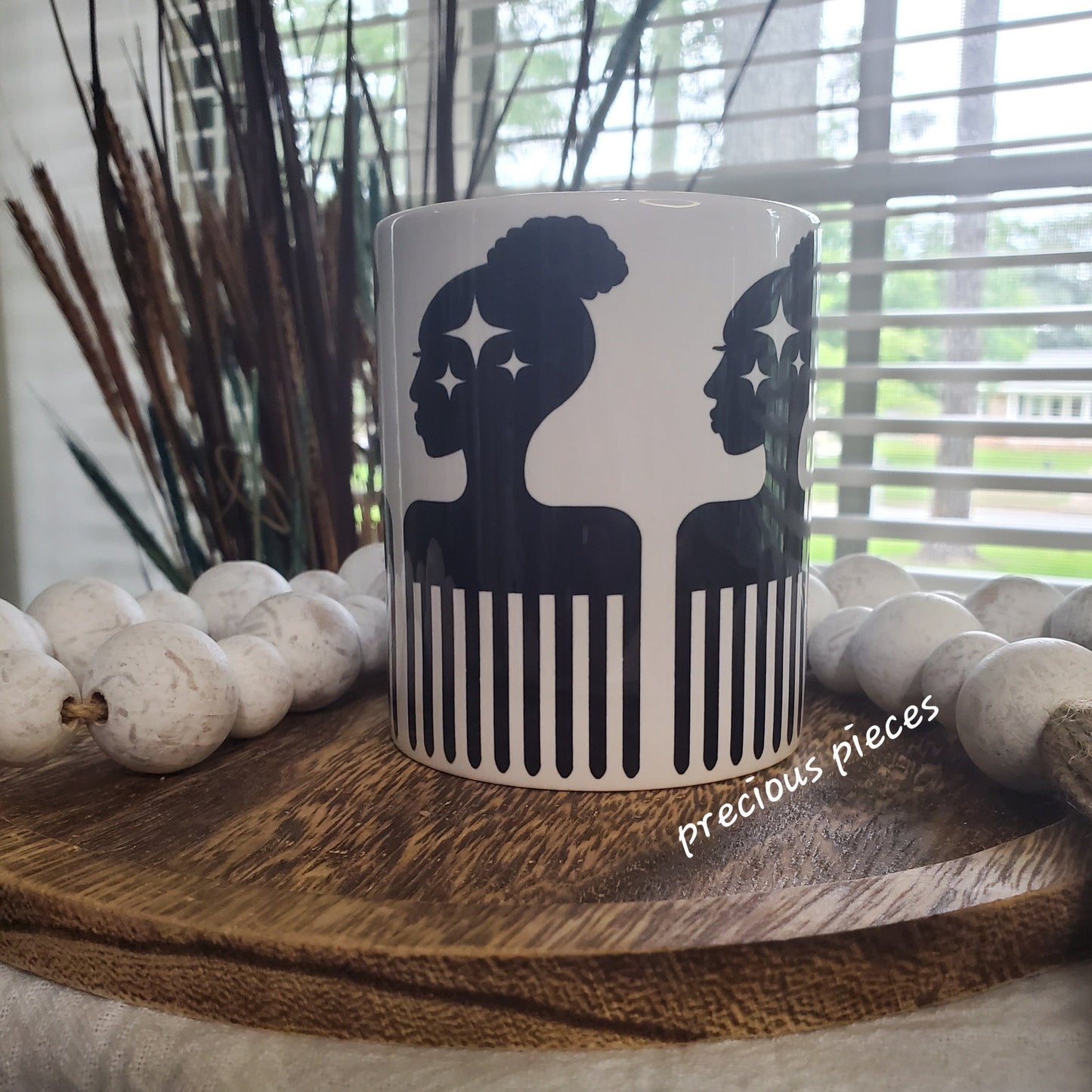 Afro Comb Mug