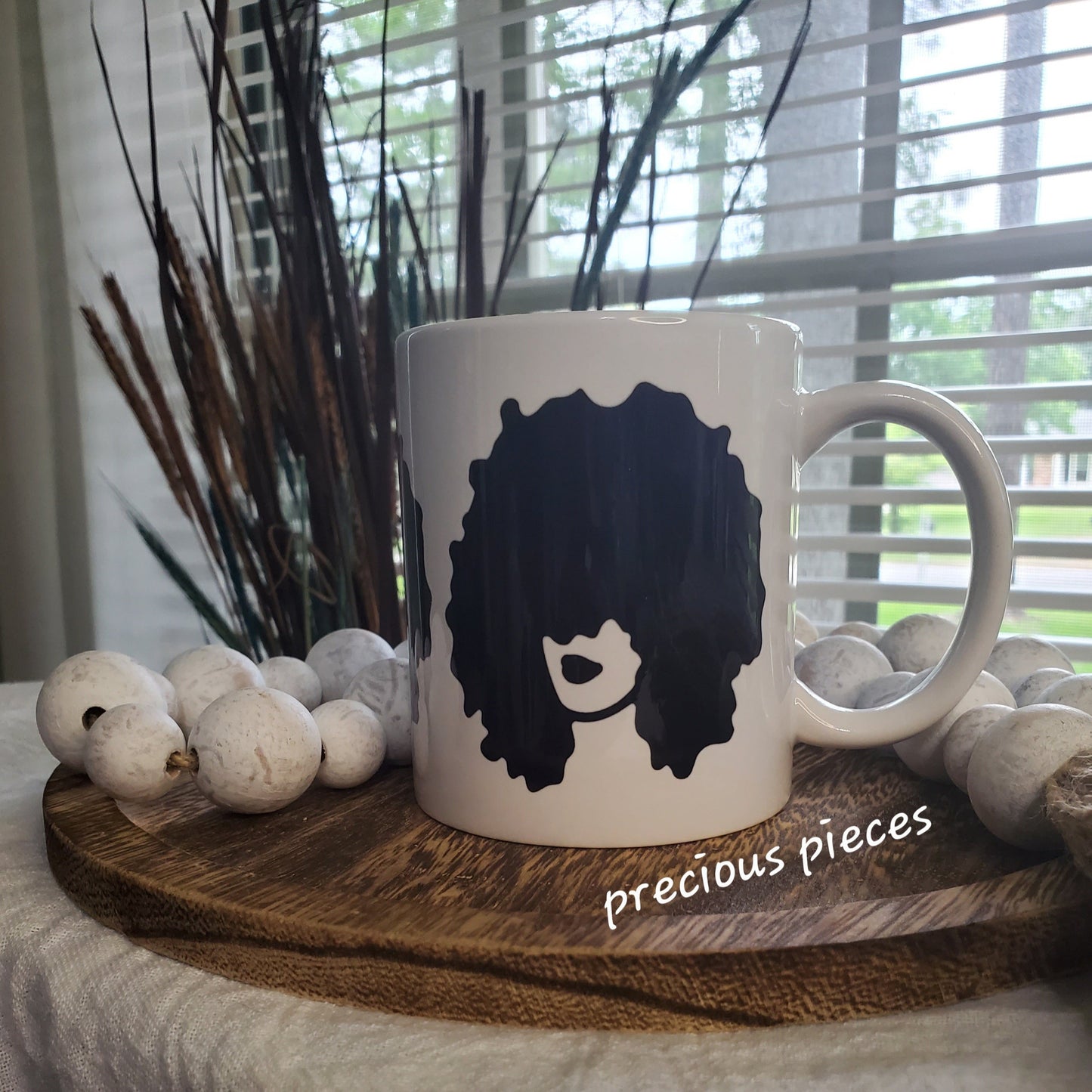 African American Afro Woman Mug