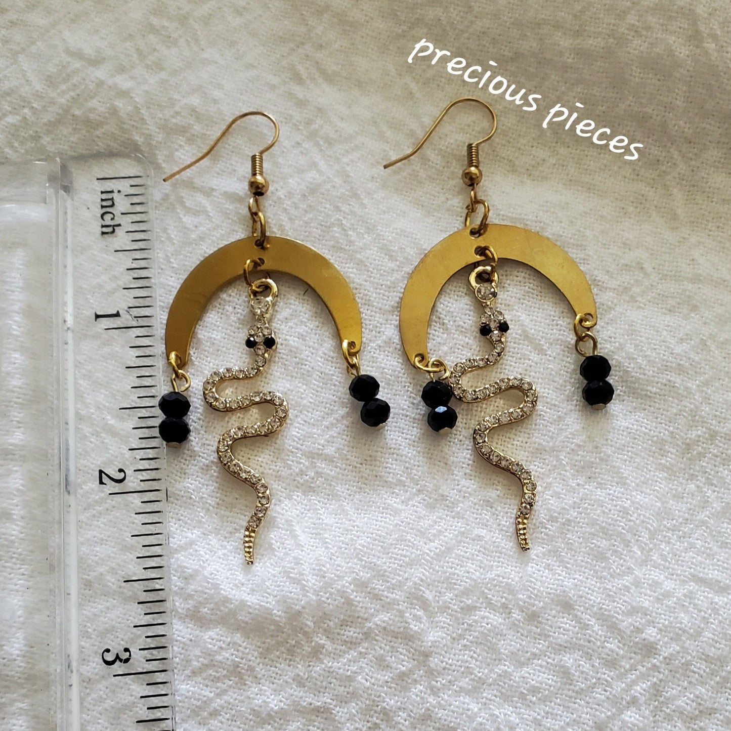 Dangle Snake Earrings