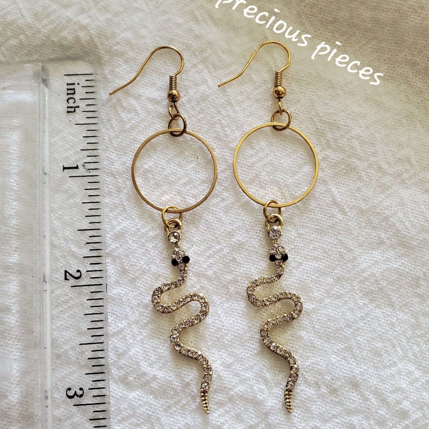 Dangle Snake Earrings