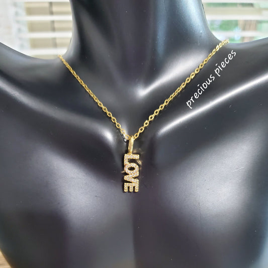 Say It with "Love" Necklace