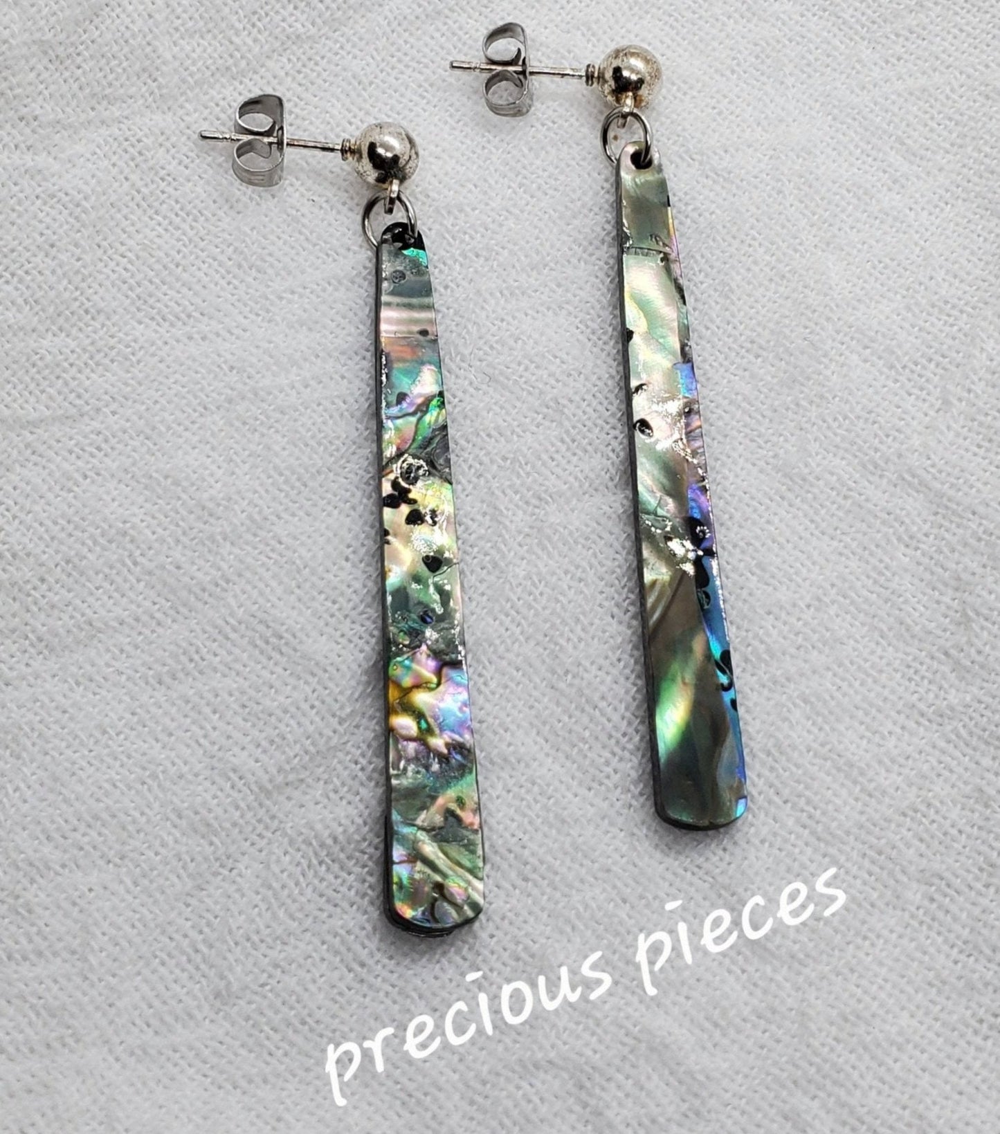 Abalone Shell Dangle Earrings