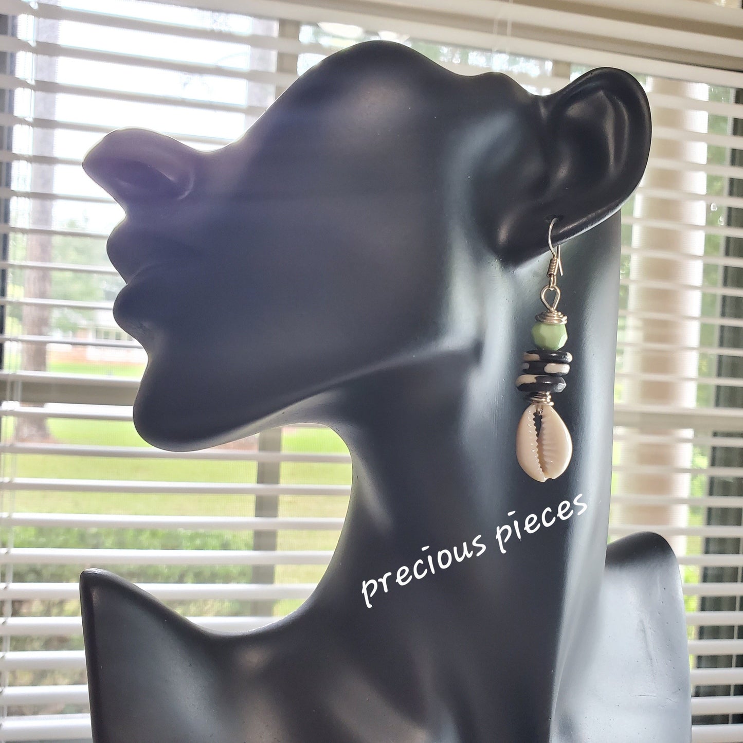 Cowrie Shell Earrings (Click picture for more colors)