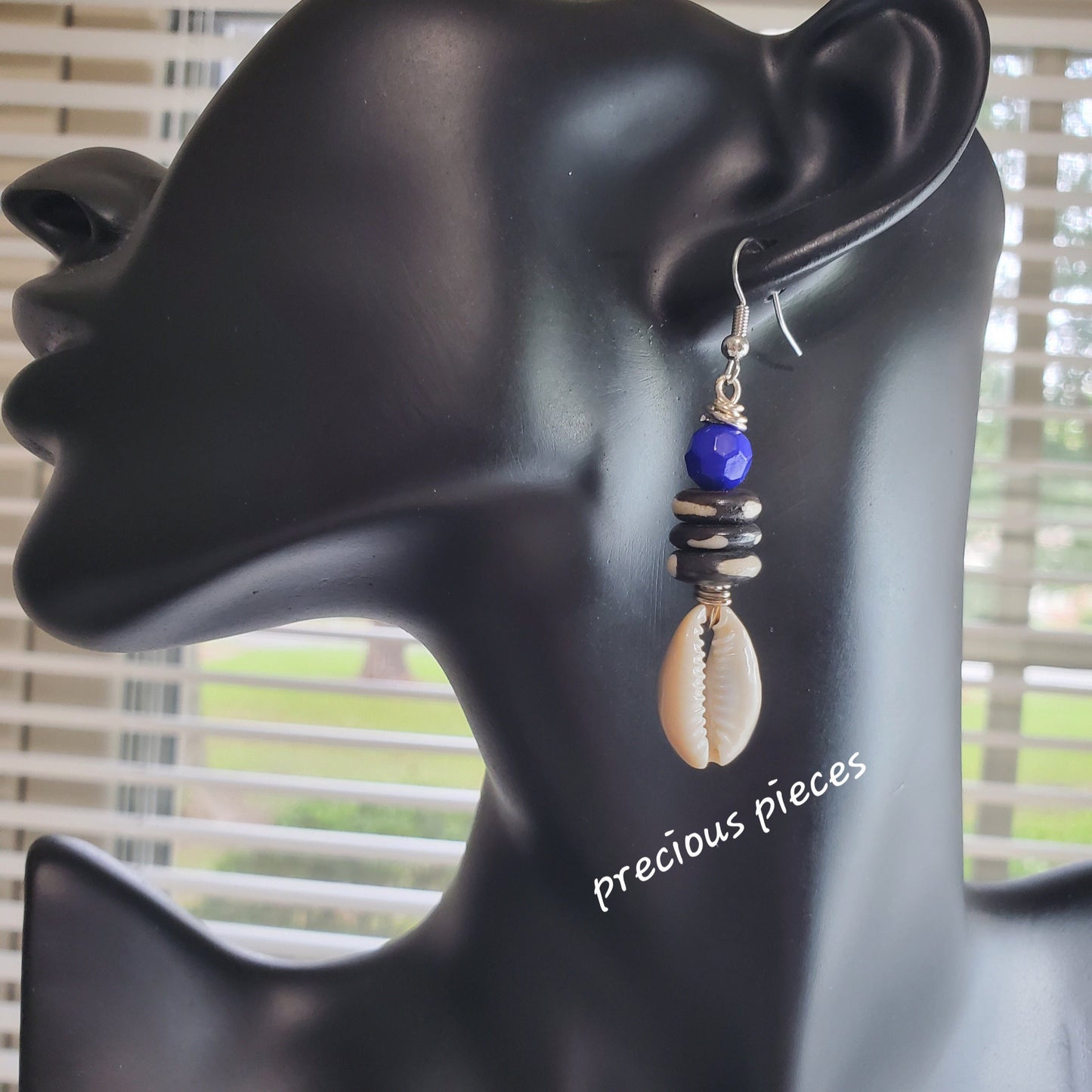 Cowrie Shell Earrings (Click picture for more colors)