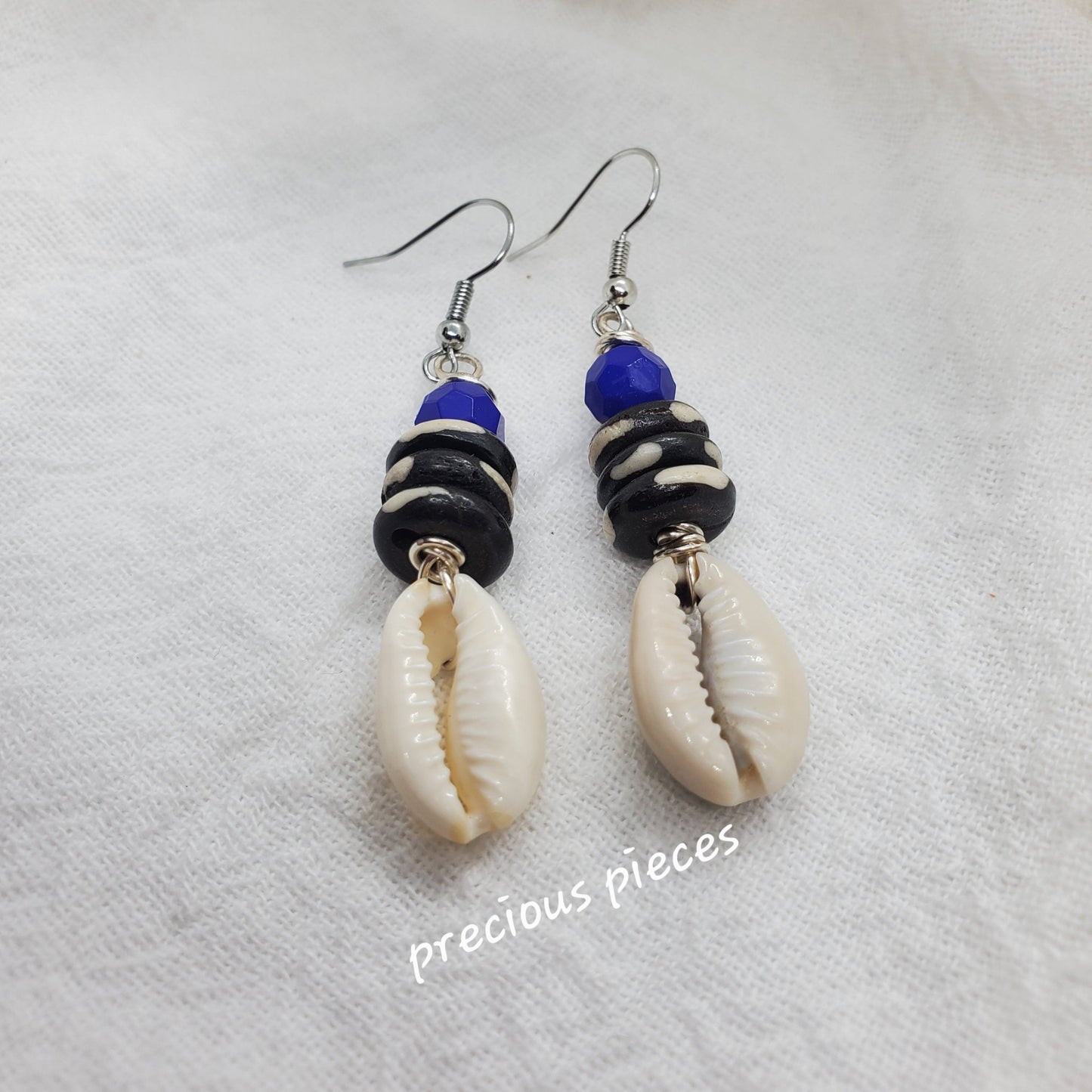 Cowrie Shell Earrings (Click picture for more colors)