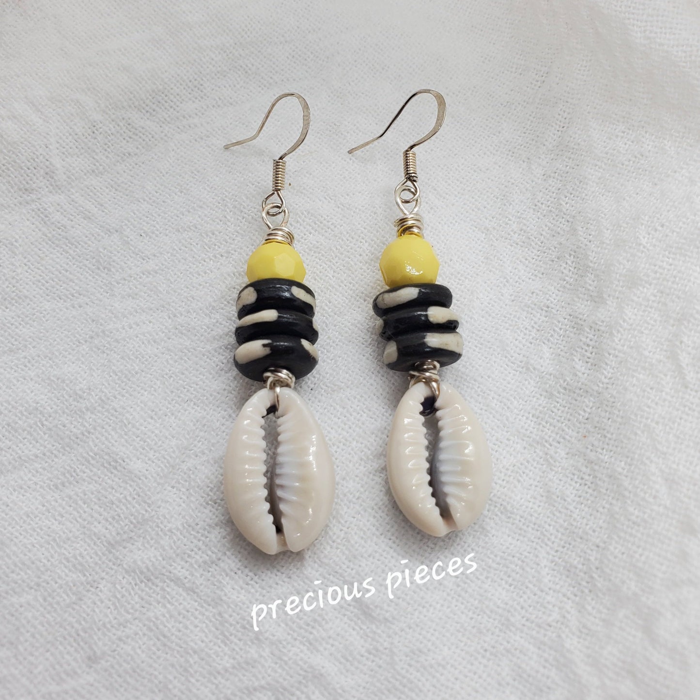 Cowrie Shell Earrings (Click picture for more colors)