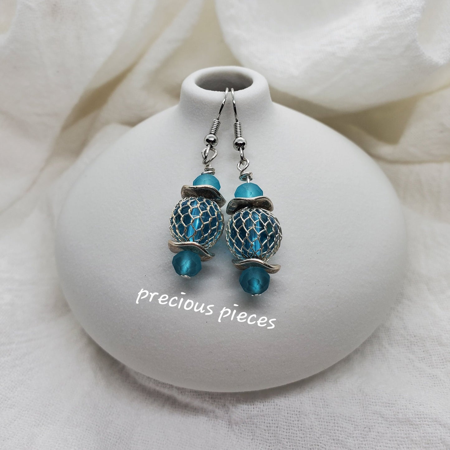 Aqua Net Earrings