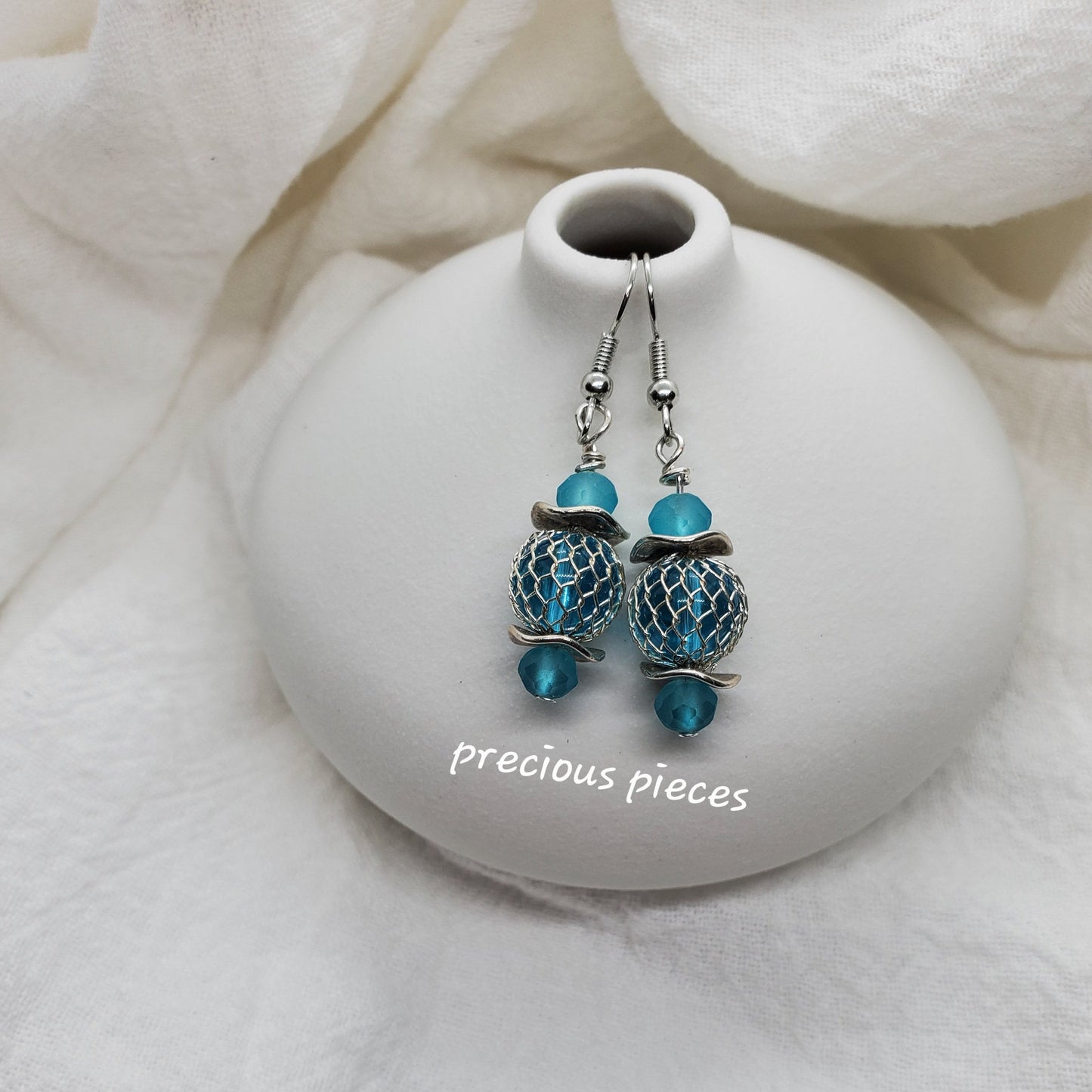 Aqua Net Earrings