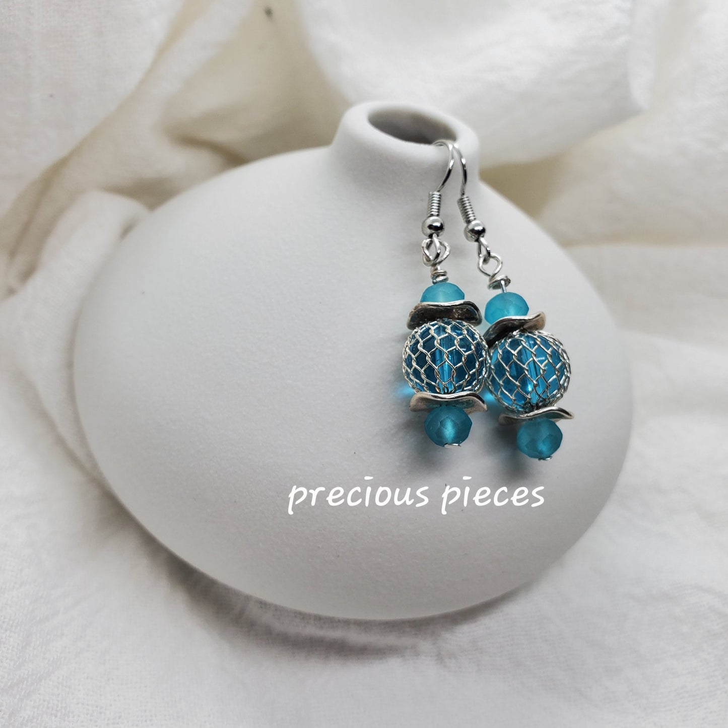 Aqua Net Earrings