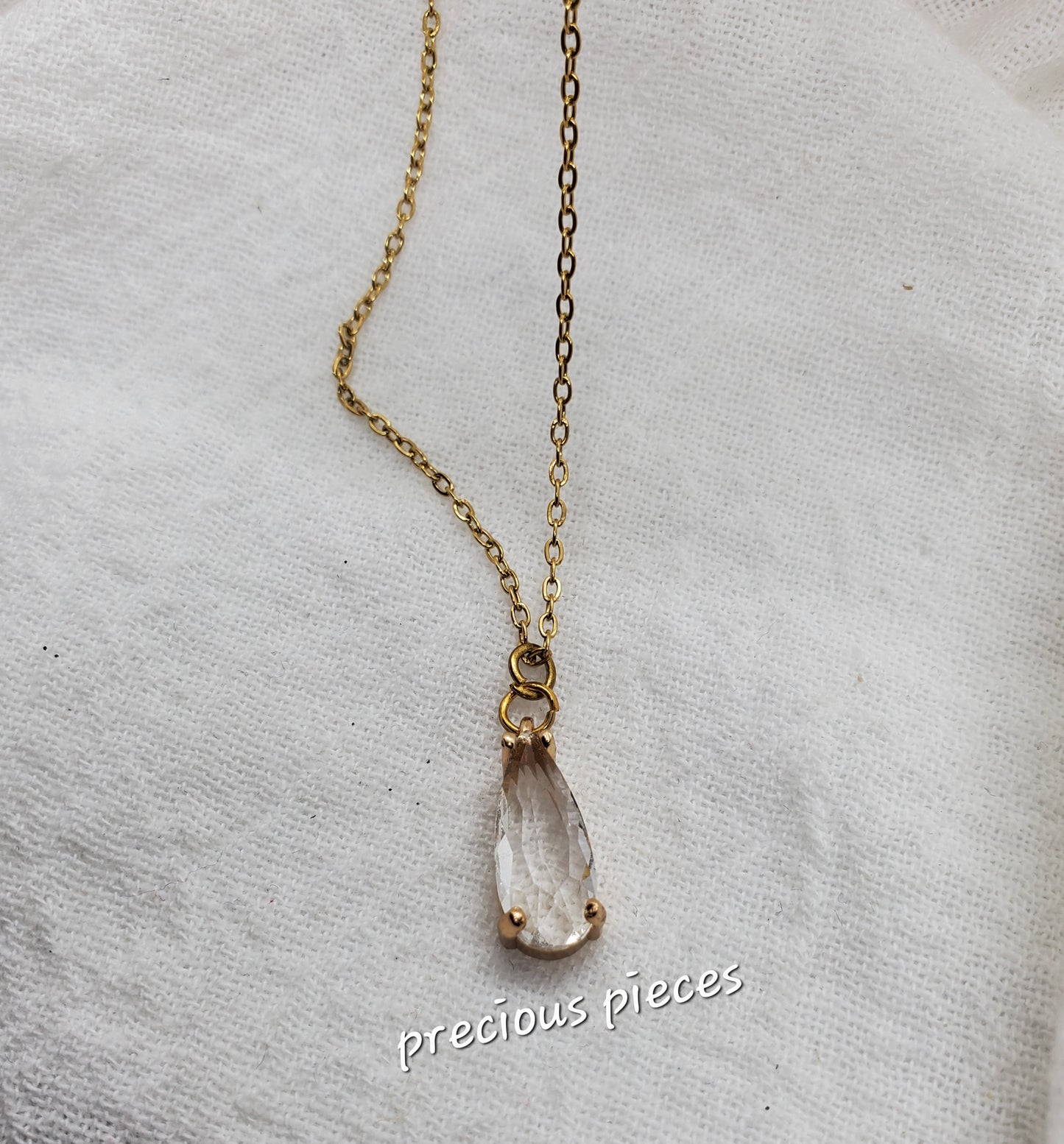 Vintage Teardrop Necklace