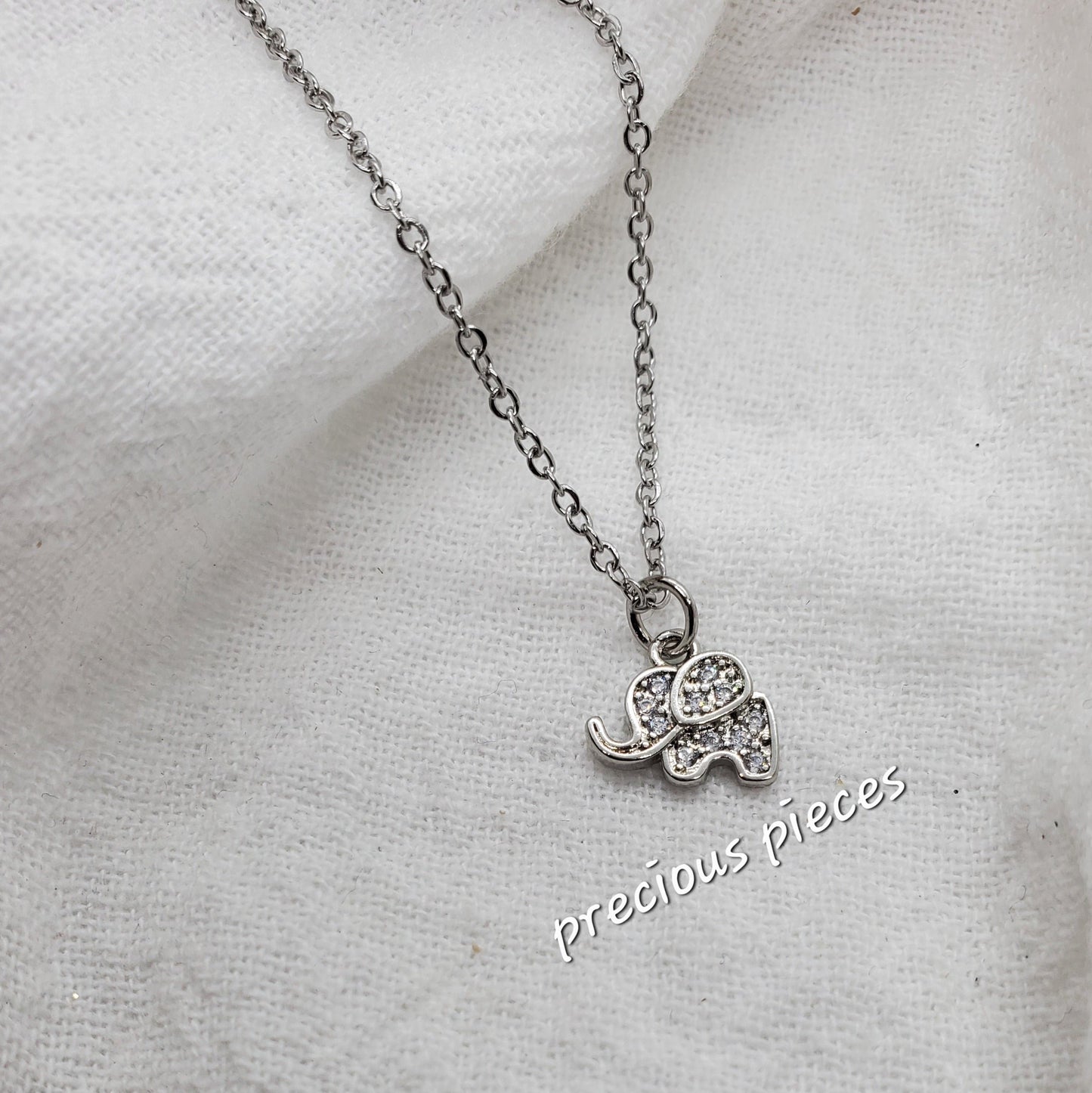 Dainty Elephant Necklace