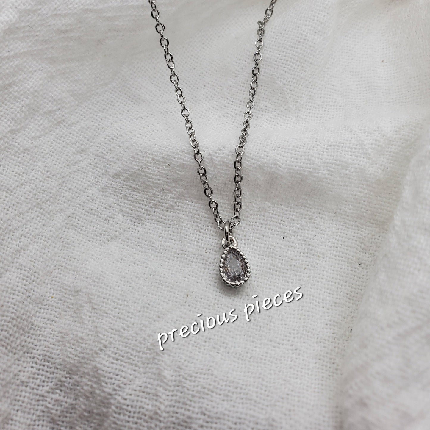 Dainty Teardrop Necklace