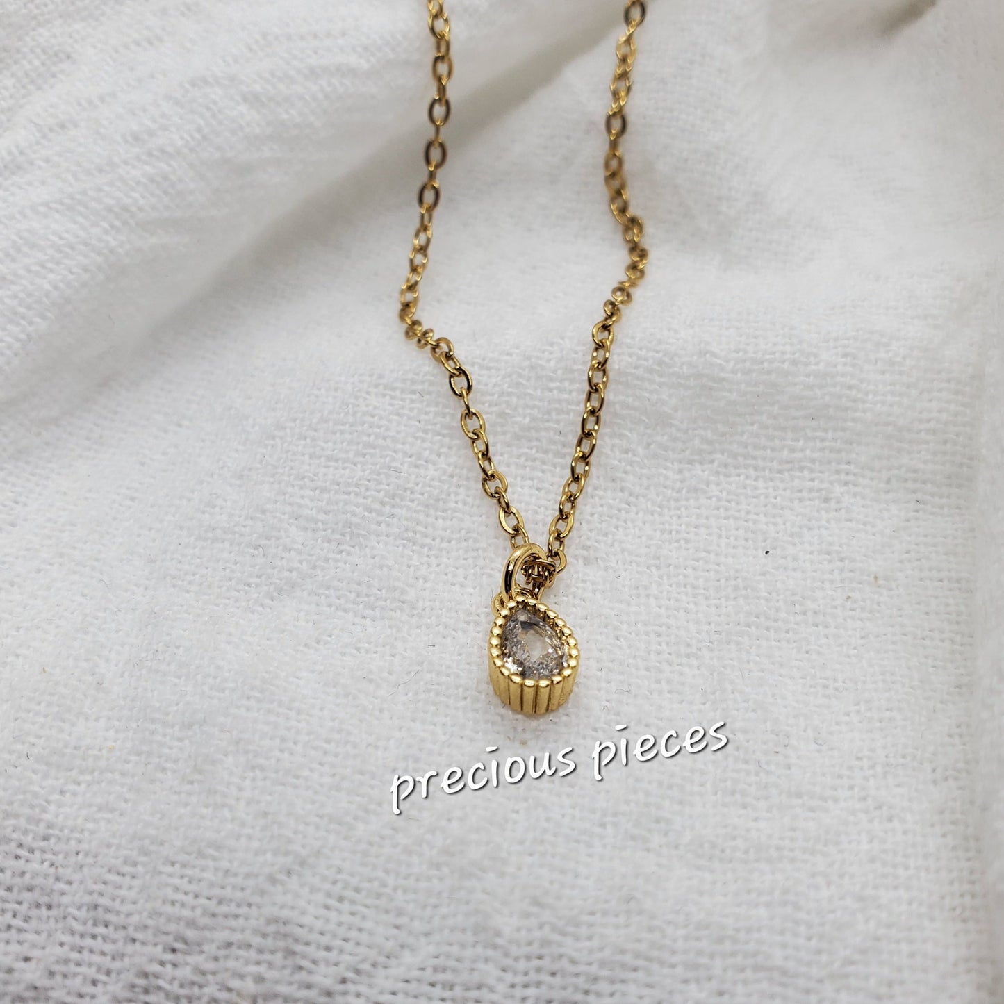 Dainty Teardrop Necklace