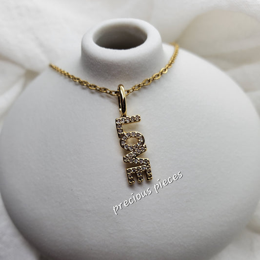 Say It with "Love" Necklace